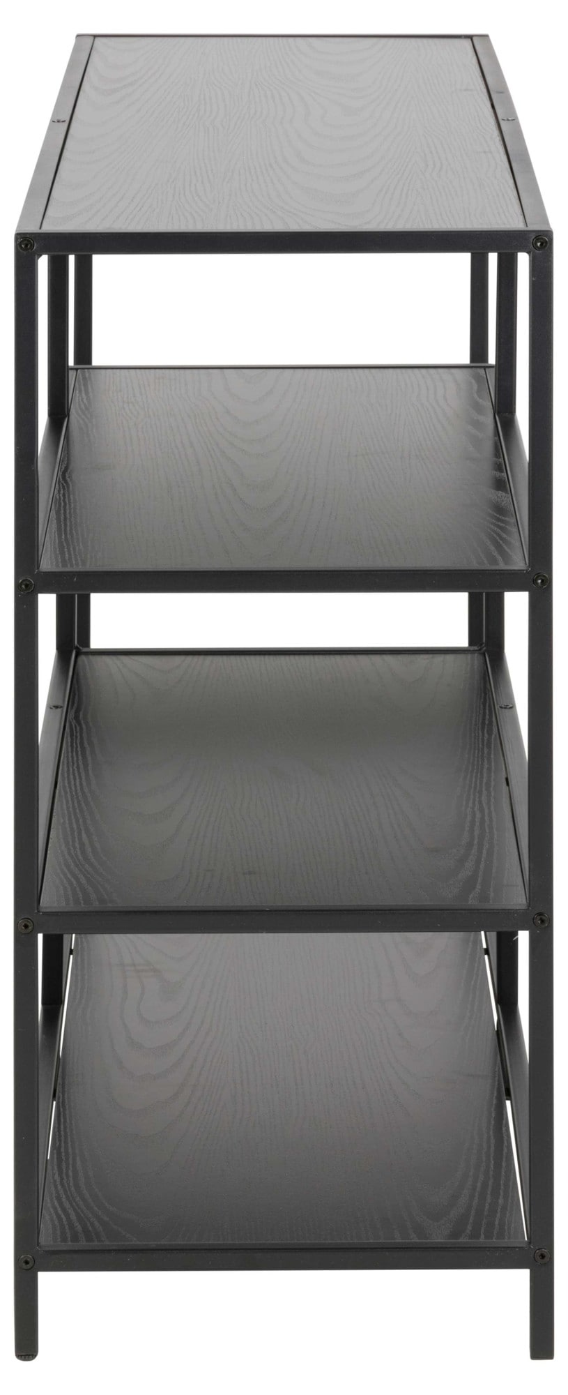 ACTONA GROUP Bücherregal »Seaford - Mehrzweckregal & Raumteiler, modern, Metall« 114x35x78 cm,  Asymmetrisch, stabil & viel Stauraum, zeitloses Design, 6 Regalböden