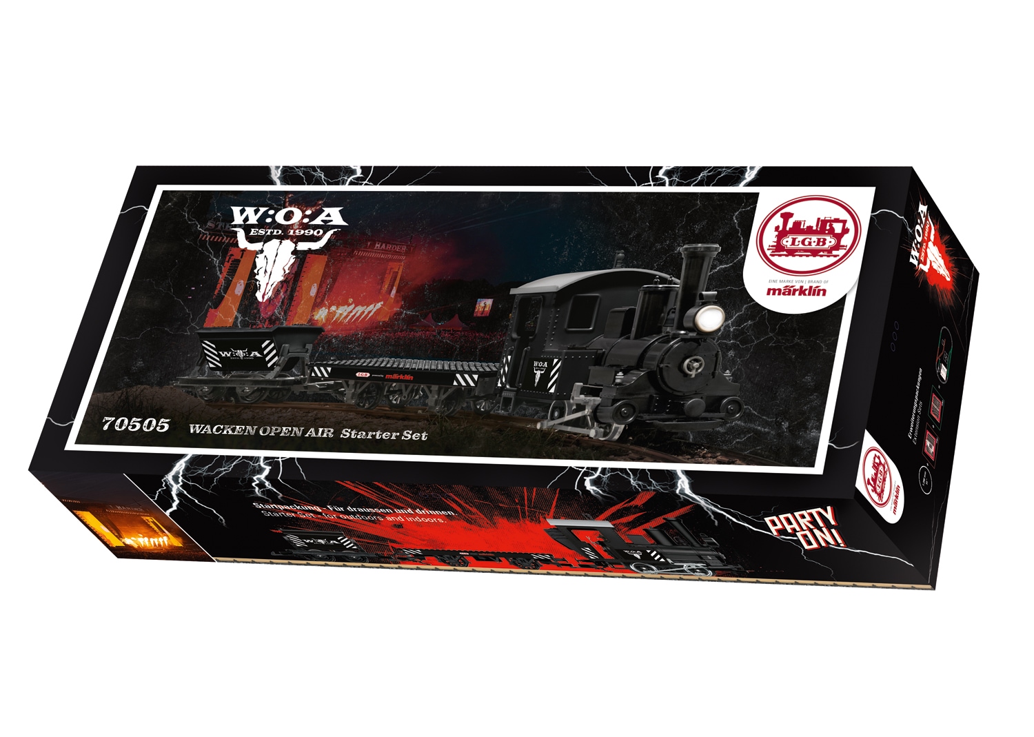 LGB Modelleisenbahn-Set "LGB, Startset W:O:A - L70505" mit Licht
