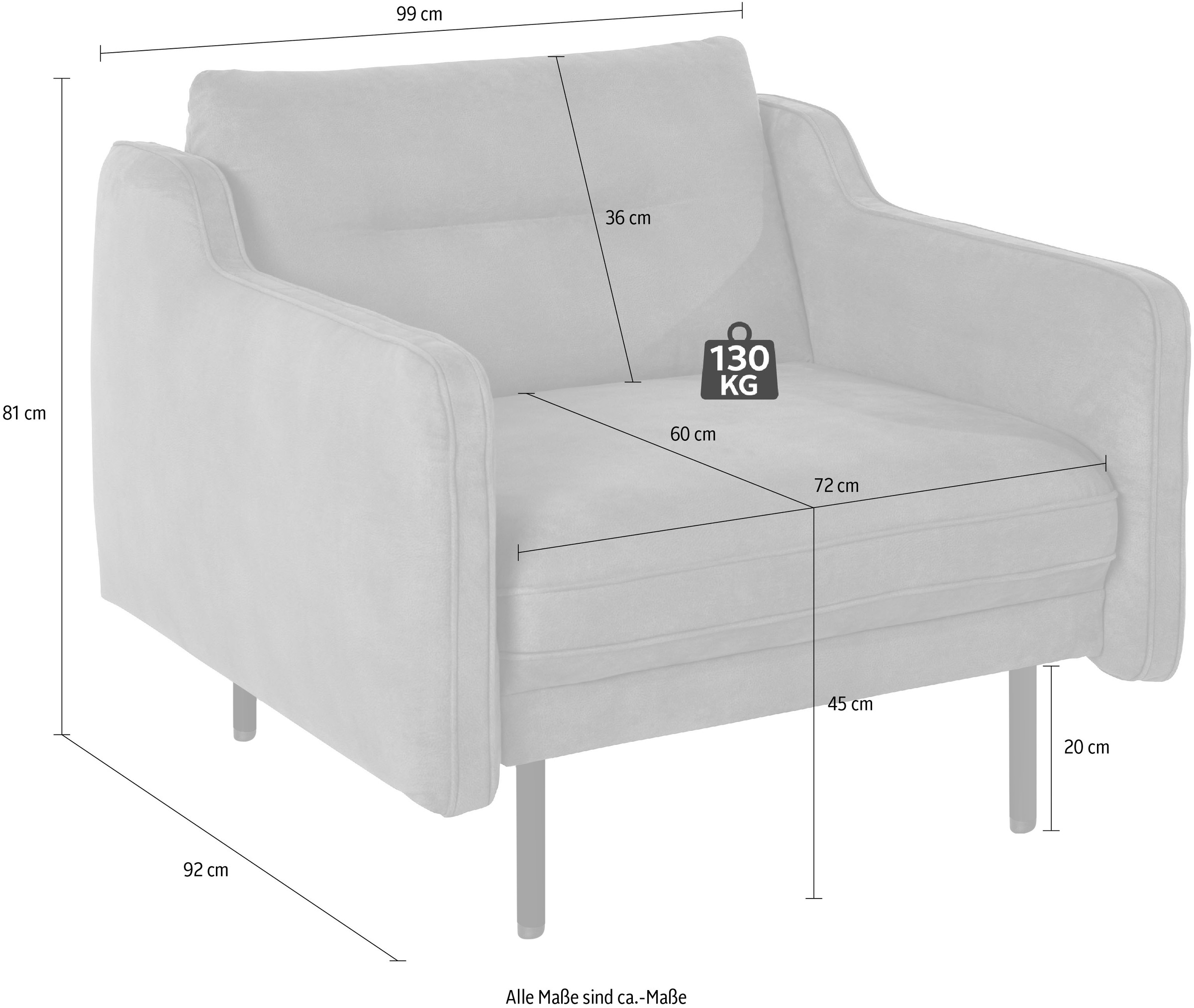 andas Sessel »Nordfyn«, edles Design in 3 Bezugsqualitäten, Design by Morten Georgsen