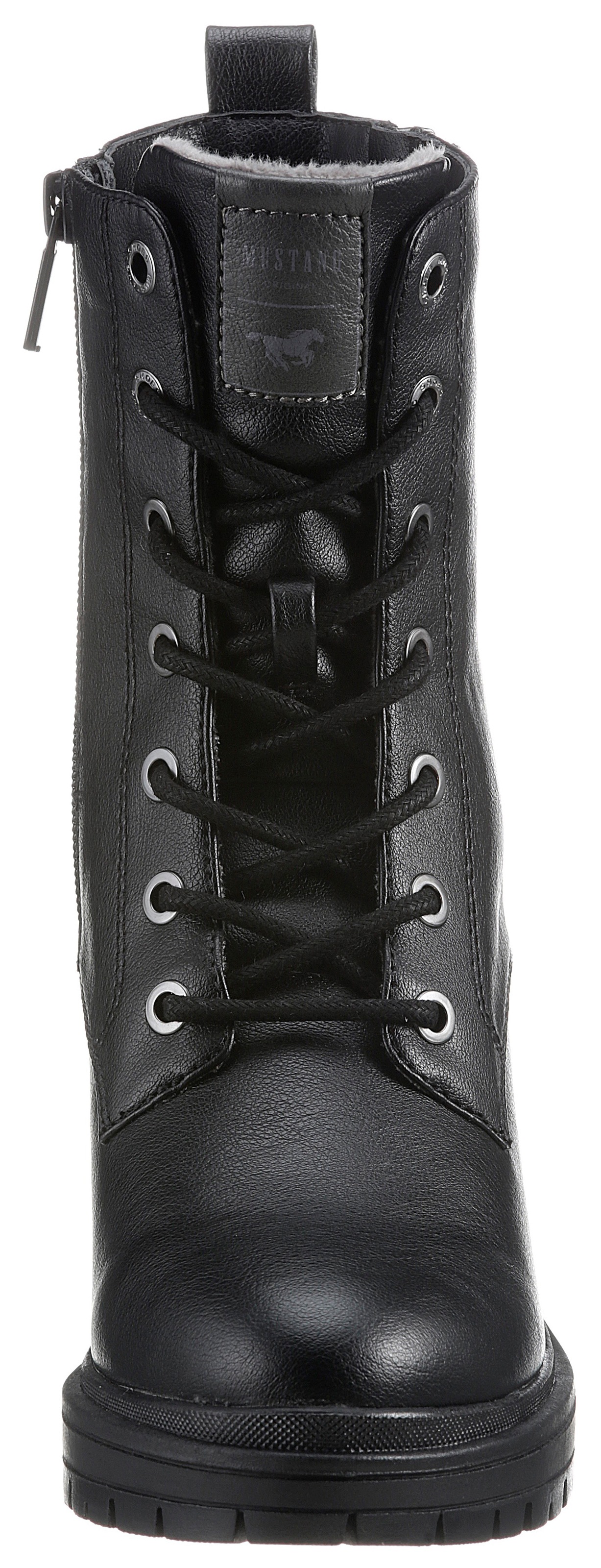 Mustang Shoes Schnürstiefelette, mit kräftiger Profilsohle