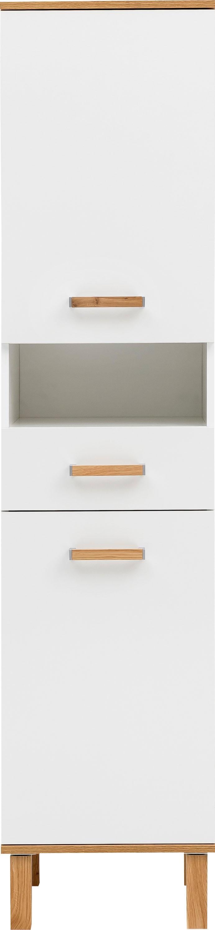 Schildmeyer Hochschrank »Padua« Füße aus Massivholz