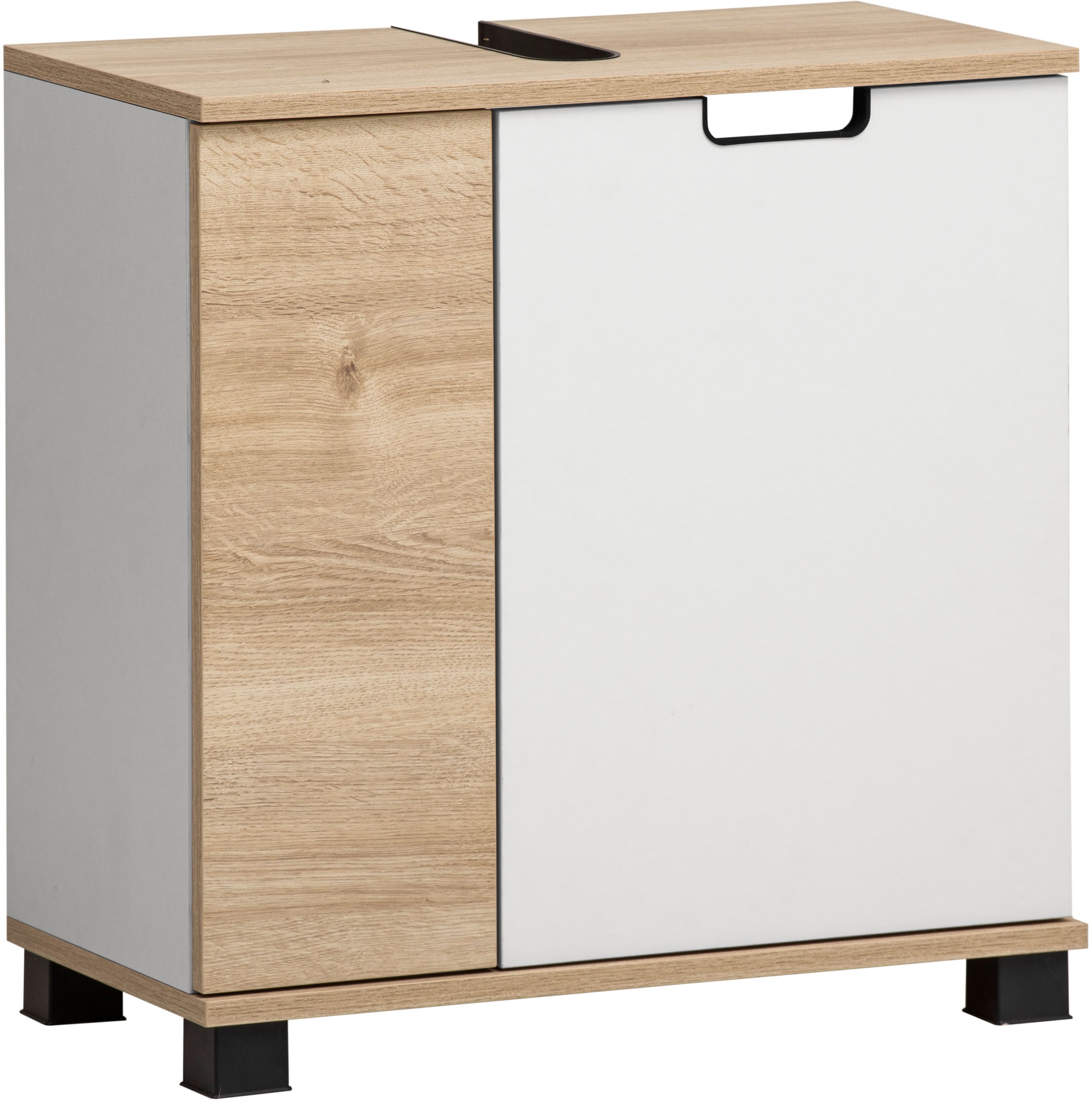 Tchibo - Waschbeckenunterschrank »Emmik« - 60x32,5x62,5cm - schwarz -