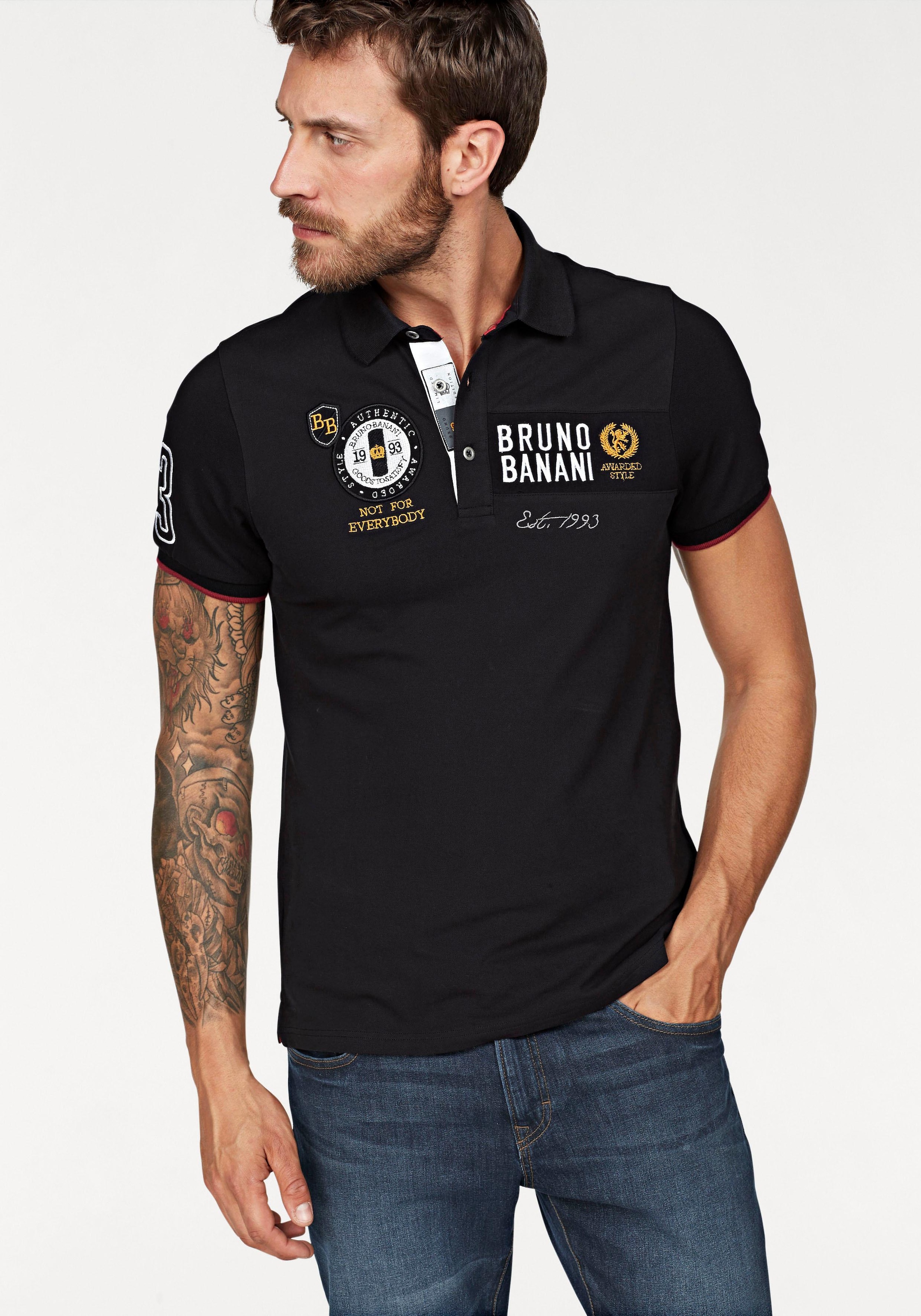 Bruno Banani Poloshirt, Piqué Qualität