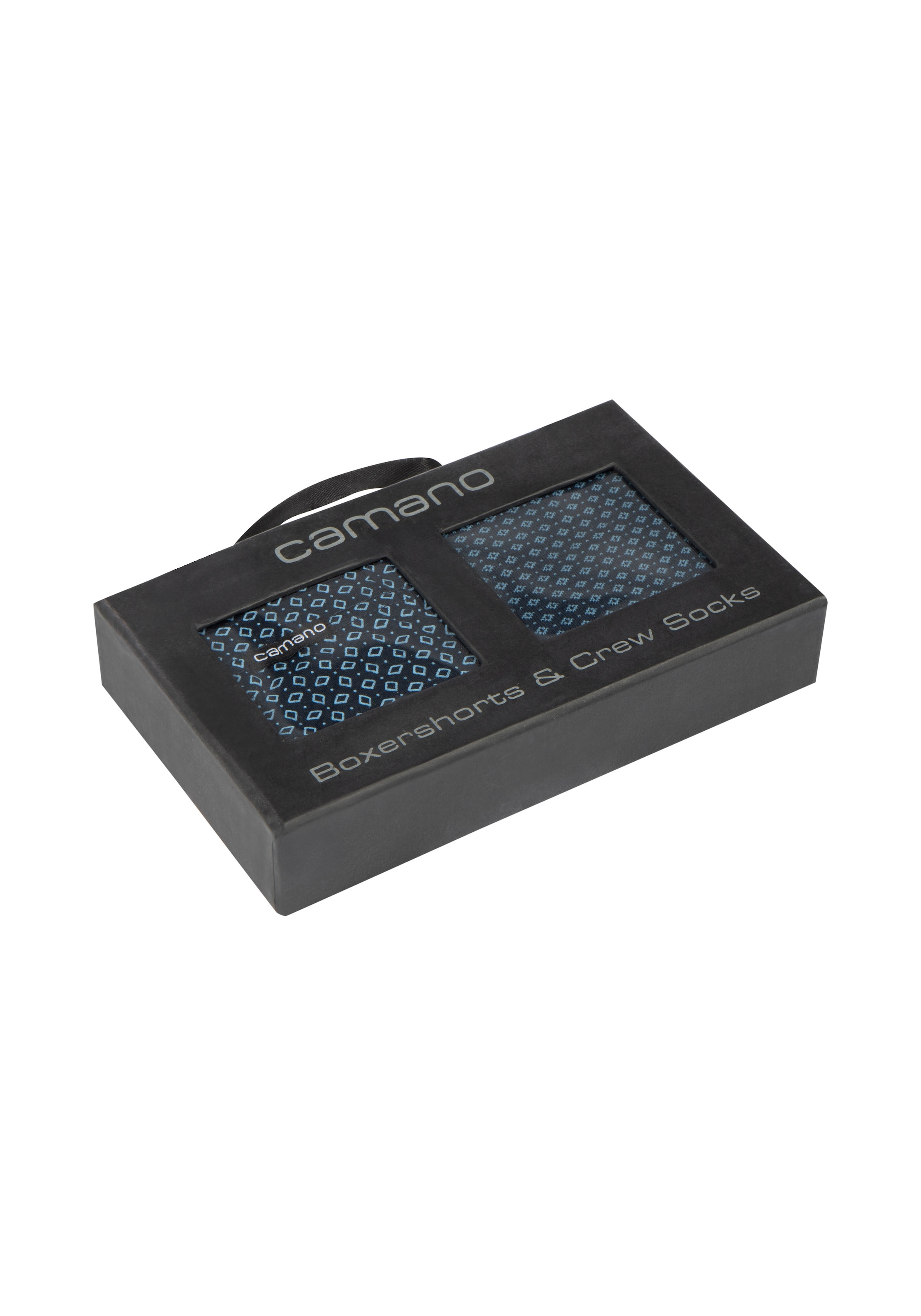 Camano Sneakersocken »comfort« 1 Paar Socken & Boxer, 2 Stk. tlg. mit elastischem Bund