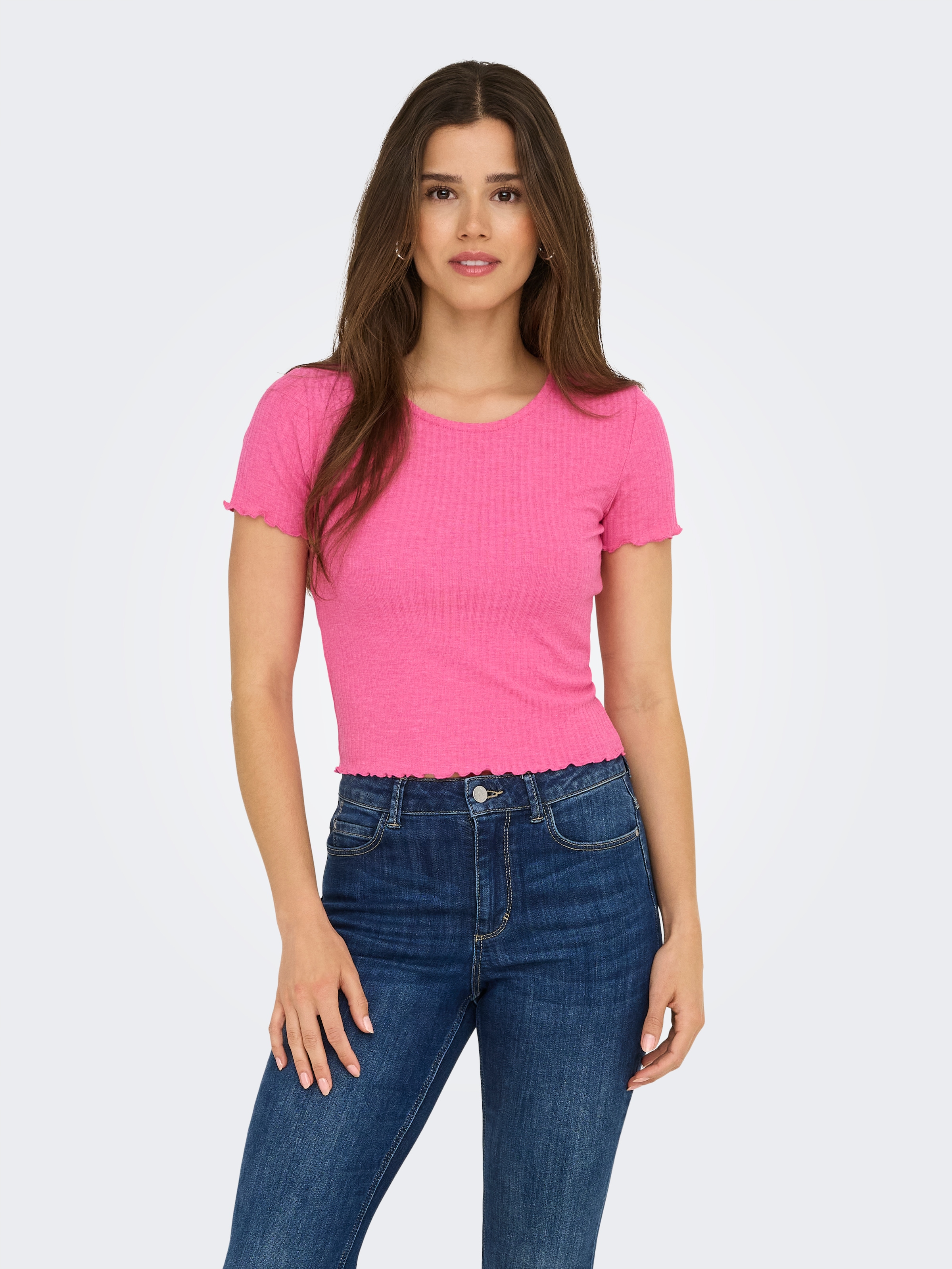 ONLY Rundhalsshirt »ONLEMMA S/S SHORT TOP NOOS JRS«