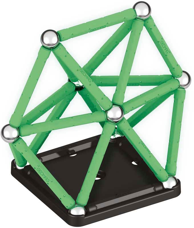 Geomag™ Magnetspielbausteine »GEOMAG™ Glow, Recycled«, (42 St.), aus recyceltem Material