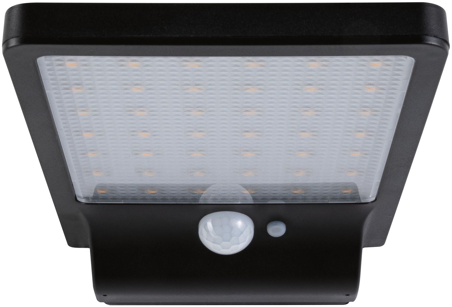 Paulmann Außen-Wandleuchte »Solveig«, 1 flammig, Leuchtmittel LED-Modul | LED fest integriert, Schwarz IP44 Warmweiß mit Dämmerungssensor und Bewegungsmelder