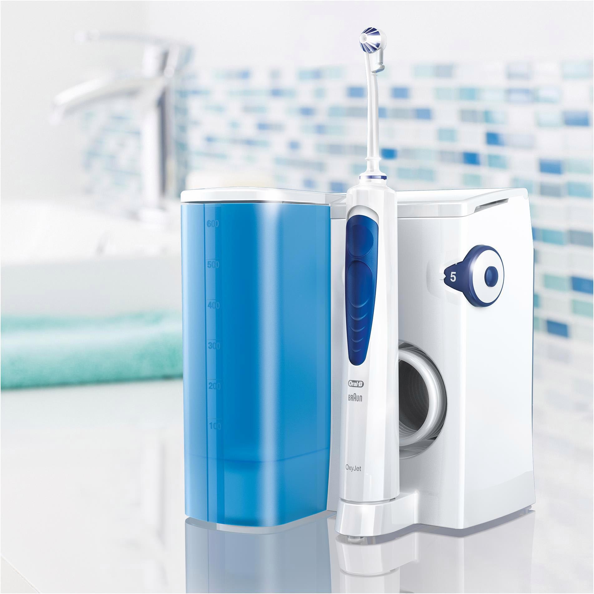 Oral-B Munddusche »OxyJet«, 4 St. Aufsätze, Mikro-Luftblasen-Technologie