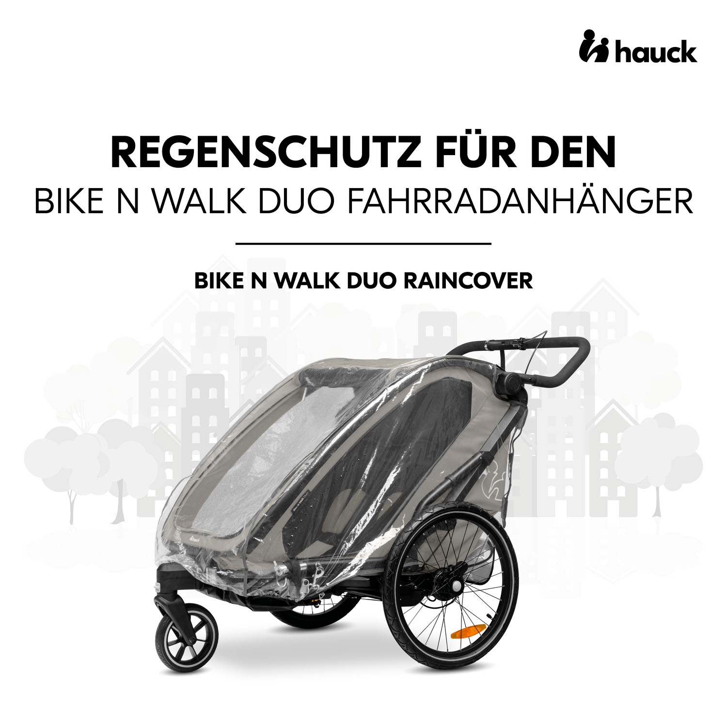 Hauck Regenverdeck »Bike N Walk Duo Raincover«, für Bike N Walk Fahrradanhänger