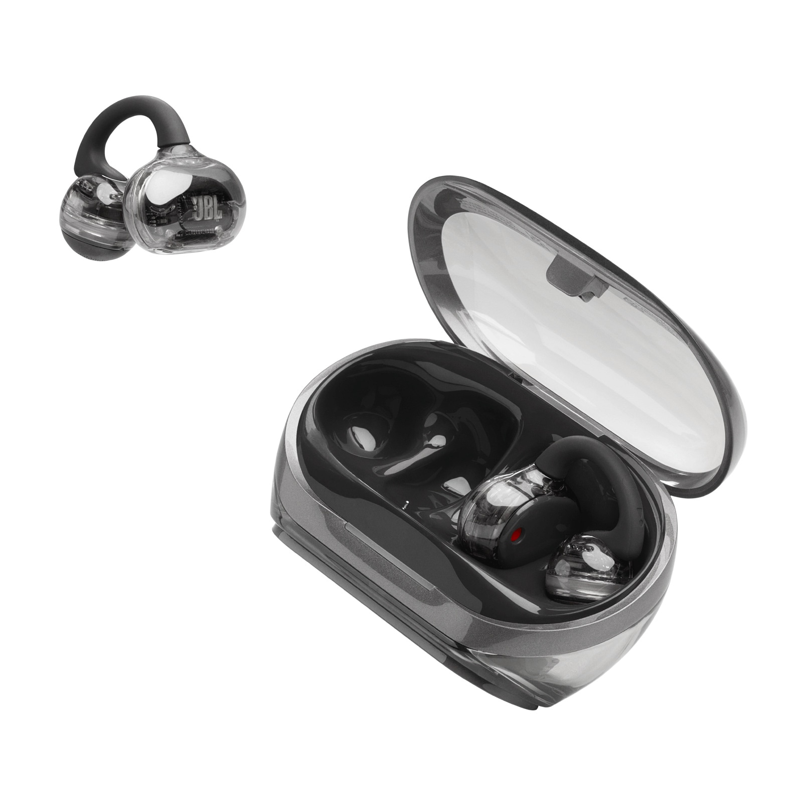 JBL, Open-Ear-Kopfhörer »Soundgear Clips« A2DP Bluetooth Freisprechfunktion, Schwarz, Dynamischer Sound mit Bass-Boost