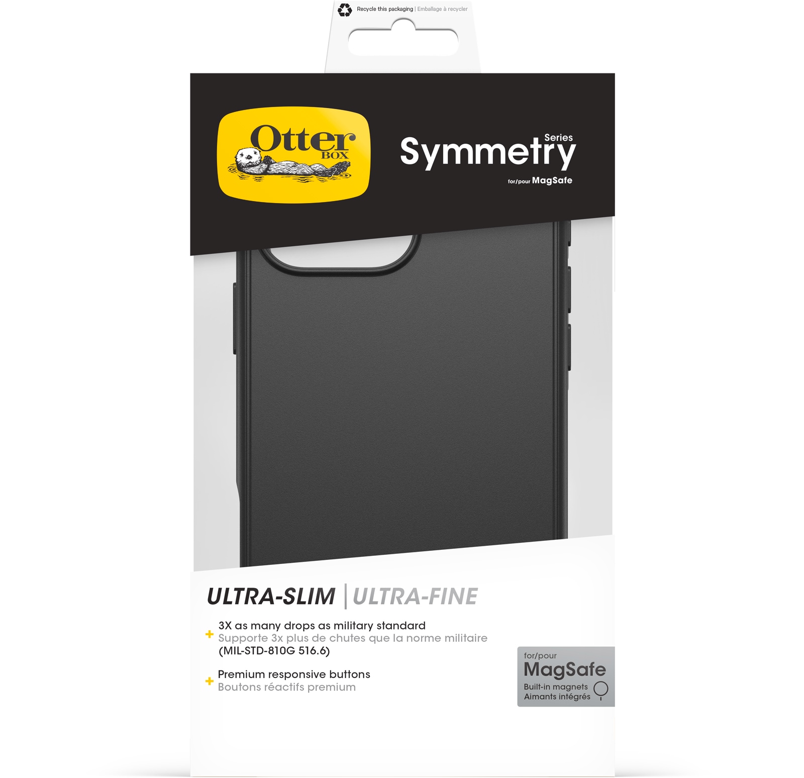 Otterbox Handyhülle »Symmetry für Apple iPhone 16 Pro Max«, iPhone 16, Backcover, Schutzhülle, Handyschutzhülle, Case, Schutzcase, stoßfest
