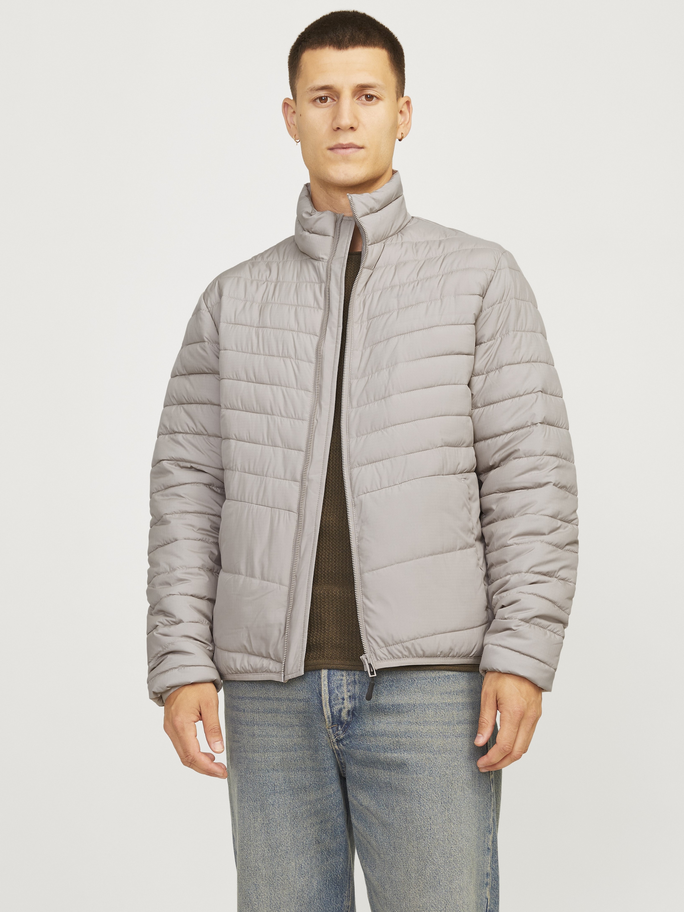 Jack & Jones Steppjacke »JJESTATE PACKABLE PUFFER COLLAR NOOS« ohne Kapuze