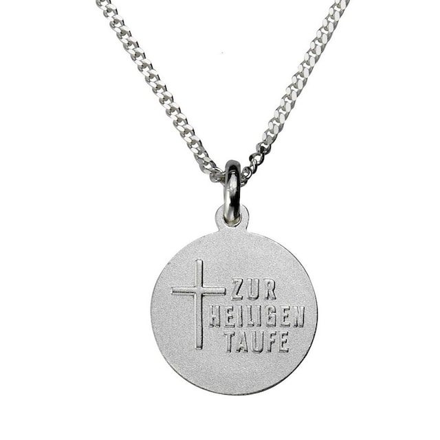 Firetti Kette mit Anhänger »Schmuck Geschenk Silber 925 Halsschmuck  Halskette Panzerkette Engel«, zu Hoodie, Kleid, Shirt, Jeans, Sneaker! Anlass  Geburtstag Weihnachten bei ♕