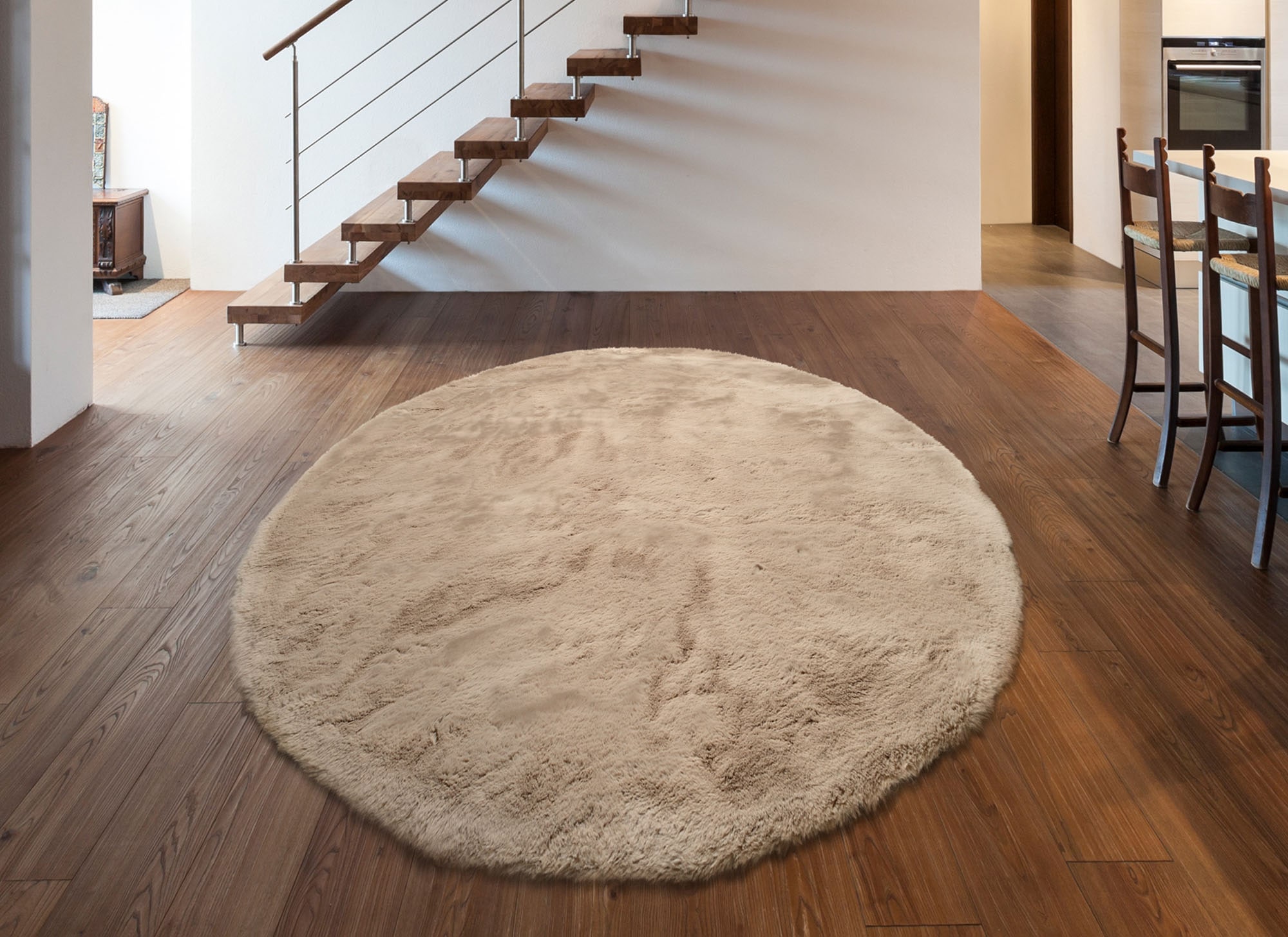 OCI DIE TEPPICHMARKE Teppich »BUFFY SOFT«, rund, 25 mm Höhe
