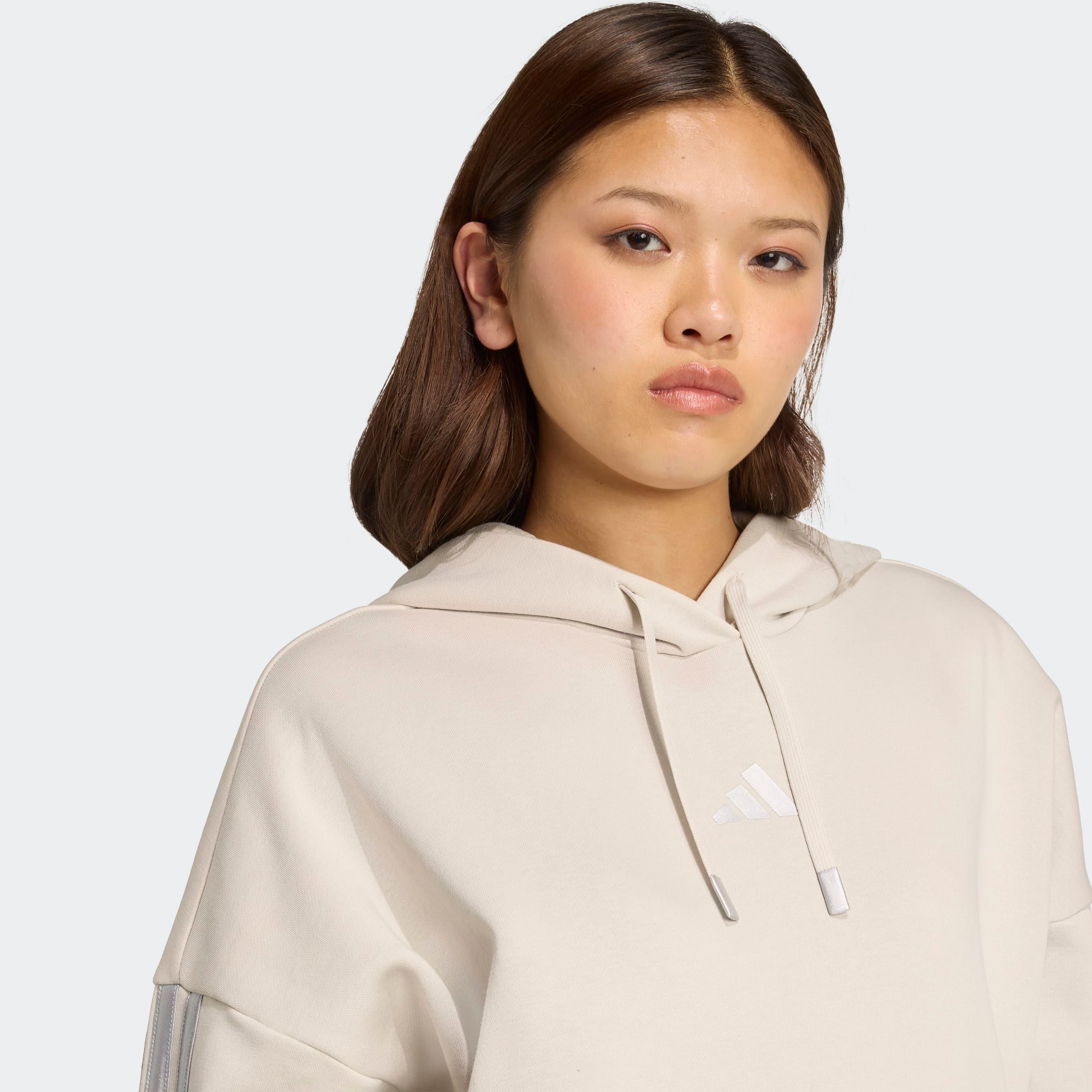 adidas Sportswear Kapuzensweatshirt »HOLIDAY 3-STREIFEN FLEECE HOODIE«
