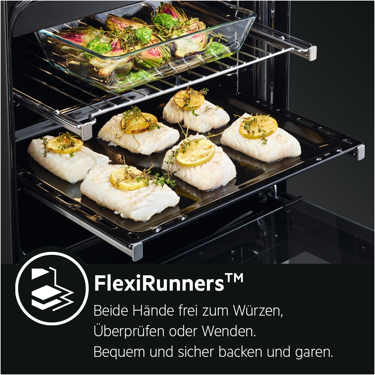 AEG Teleskopauszug »FlexiRunners™ TR2LFV«, (Set, 2 tlg., 2 Paar)