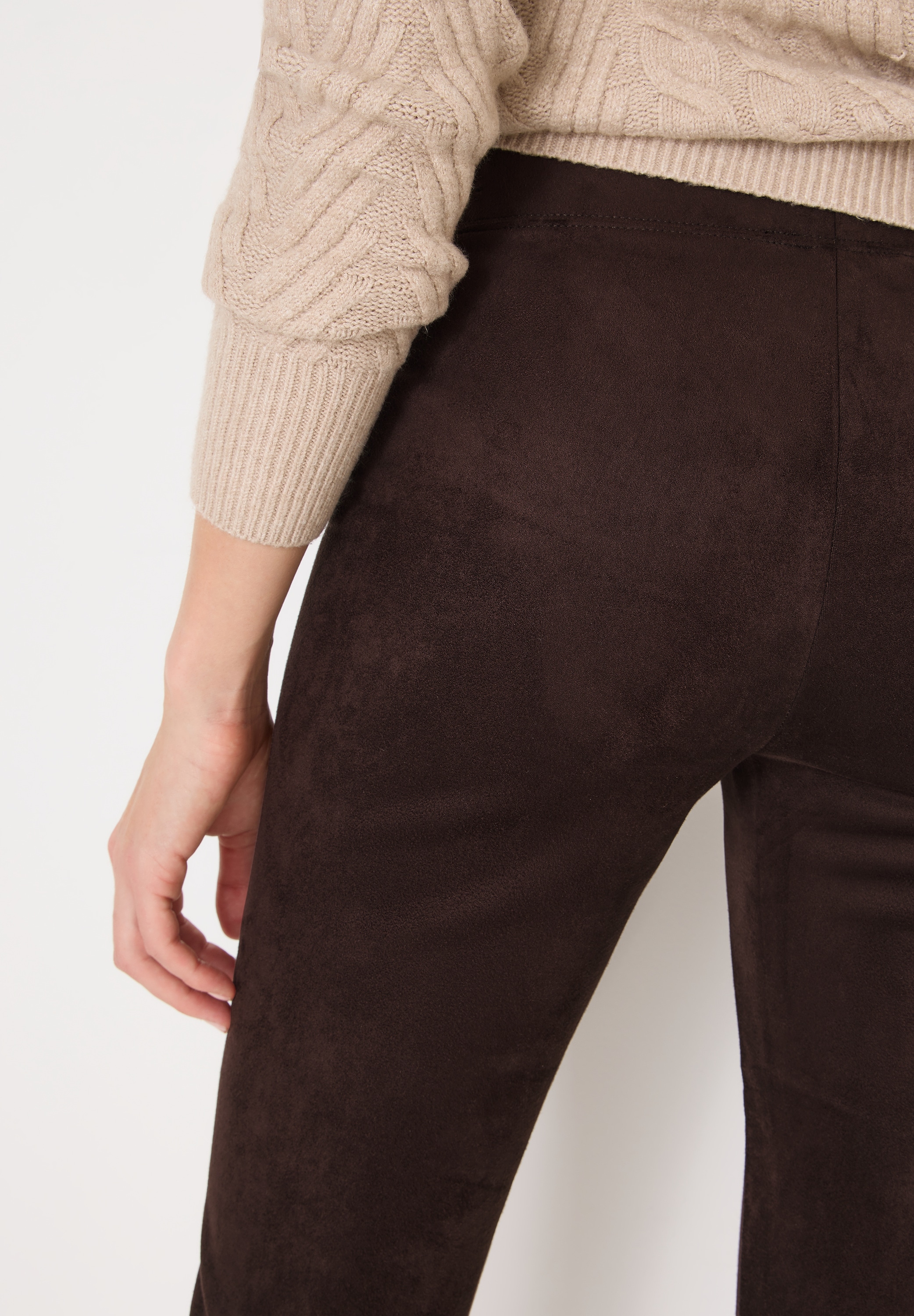 Cecil Leggings  Velourleggins mit elastischem Bund