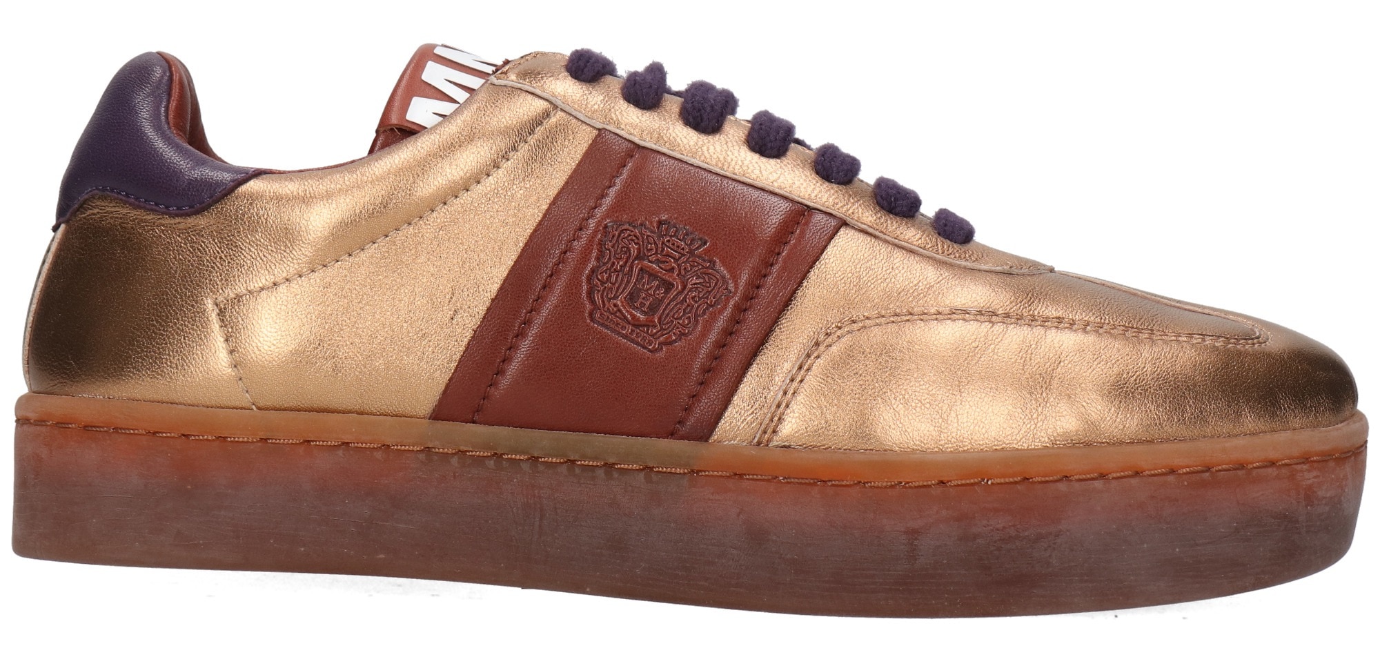 Melvin & Hamilton Sneaker »Amira 1«, Retro Sneaker, Schnürschuh, Court Sneaker mit Metallic Effect