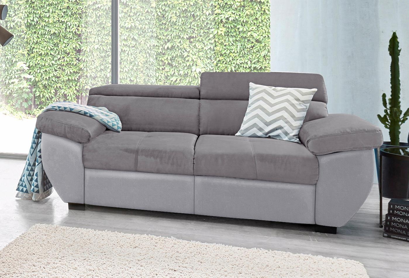 COTTA 2-Sitzer »Speedway«, Big-Sofa mit Kopfteilverstellung
