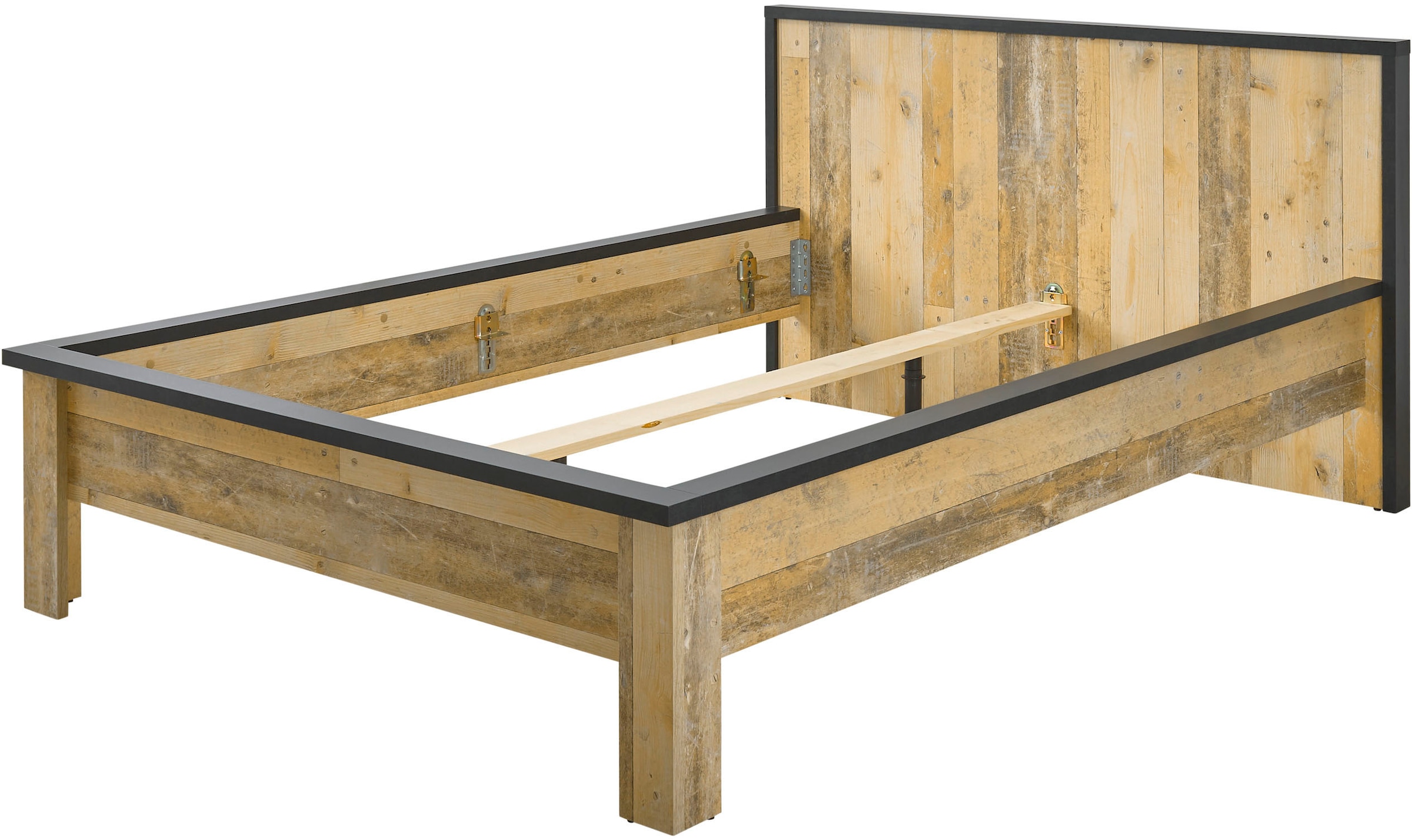 Home affaire Schlafzimmer-Set »SHERWOOD«, (4 tlg.), Liegefläche 140x200cm, Schrank 3-trg. 162cm breit