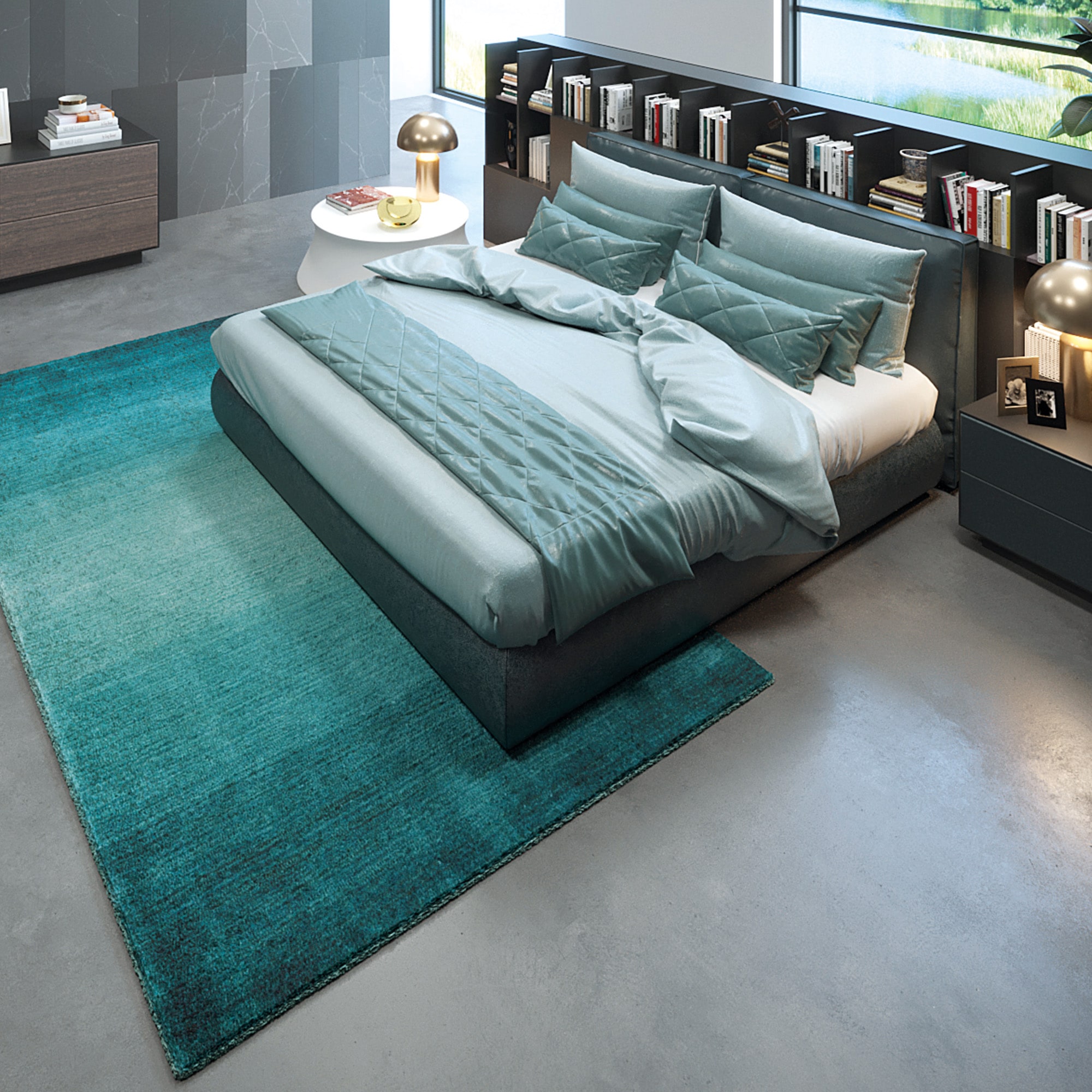 THEKO Wollteppich »Wool Comfort« rechteckig 15 mm Höhe Handweb Teppich, reine Wolle, handgewebt, brilliante Farben, Scandi