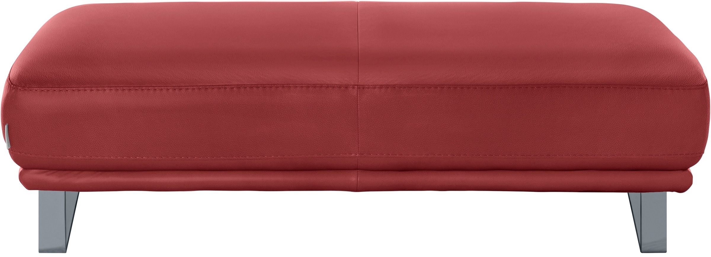 W.SCHILLIG Hocker »montanaa« mit Metallkufen in Silber matt, Breite 141 cm