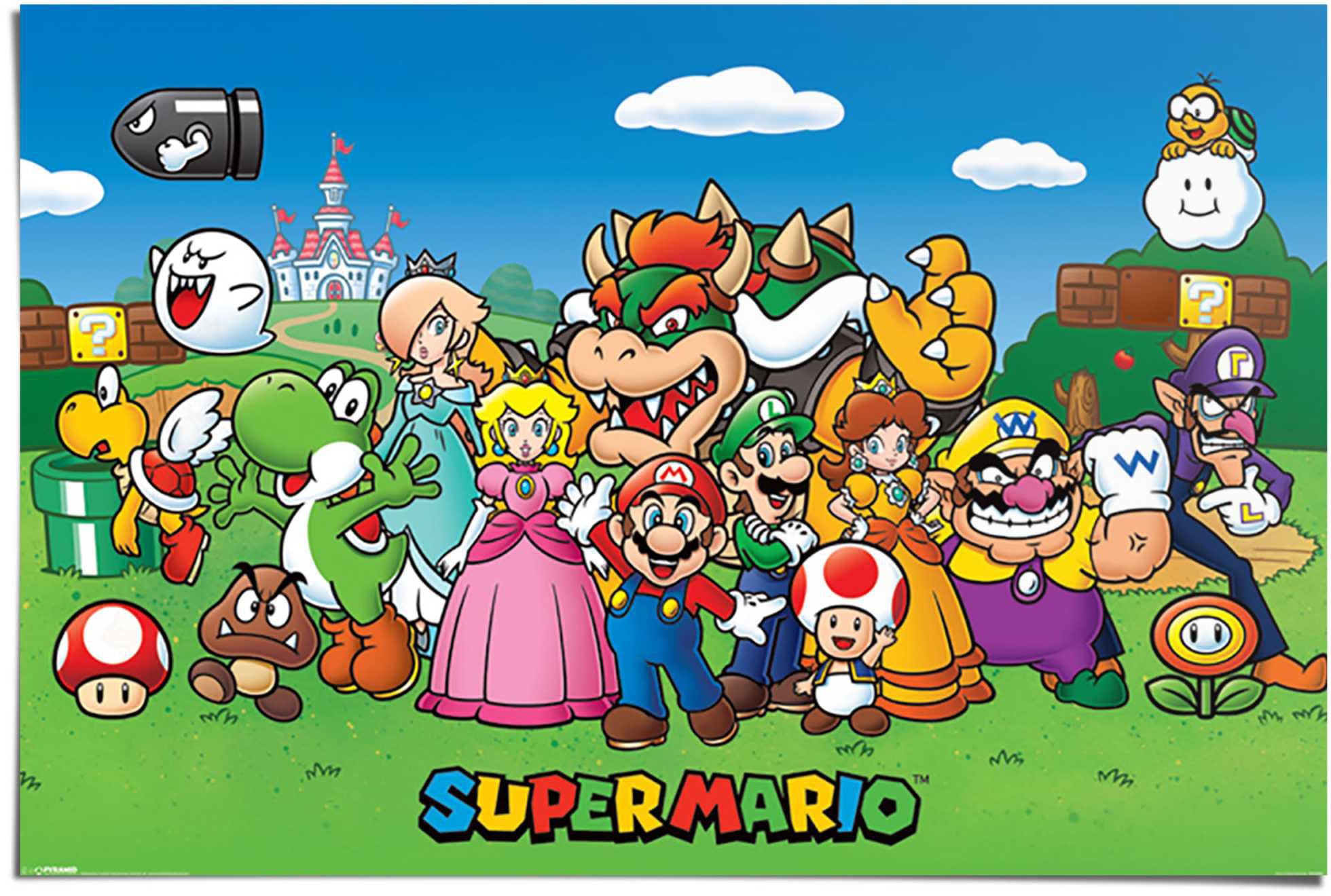 Poster »Poster Super Mario«, Comic, (1 St.)