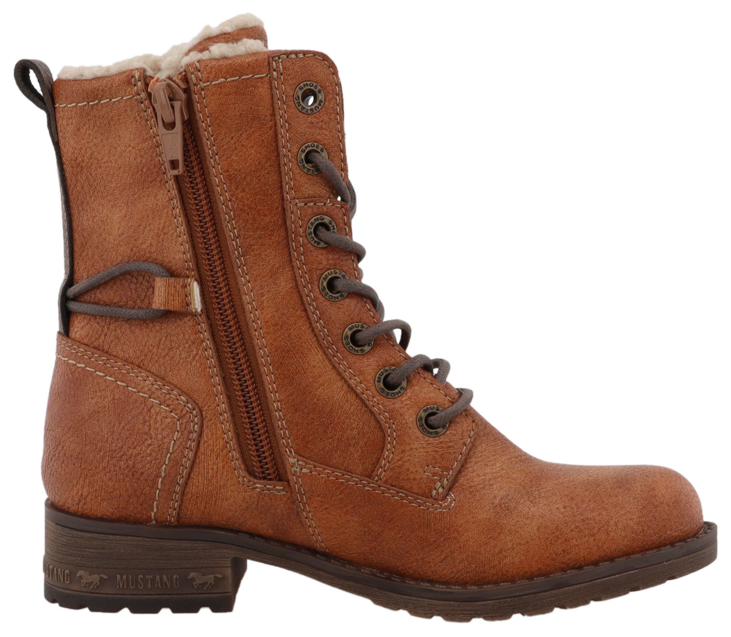 Mustang Shoes Winterstiefel »Concetta«  Stiefel, Schnürstiefel mit TEX-Membran