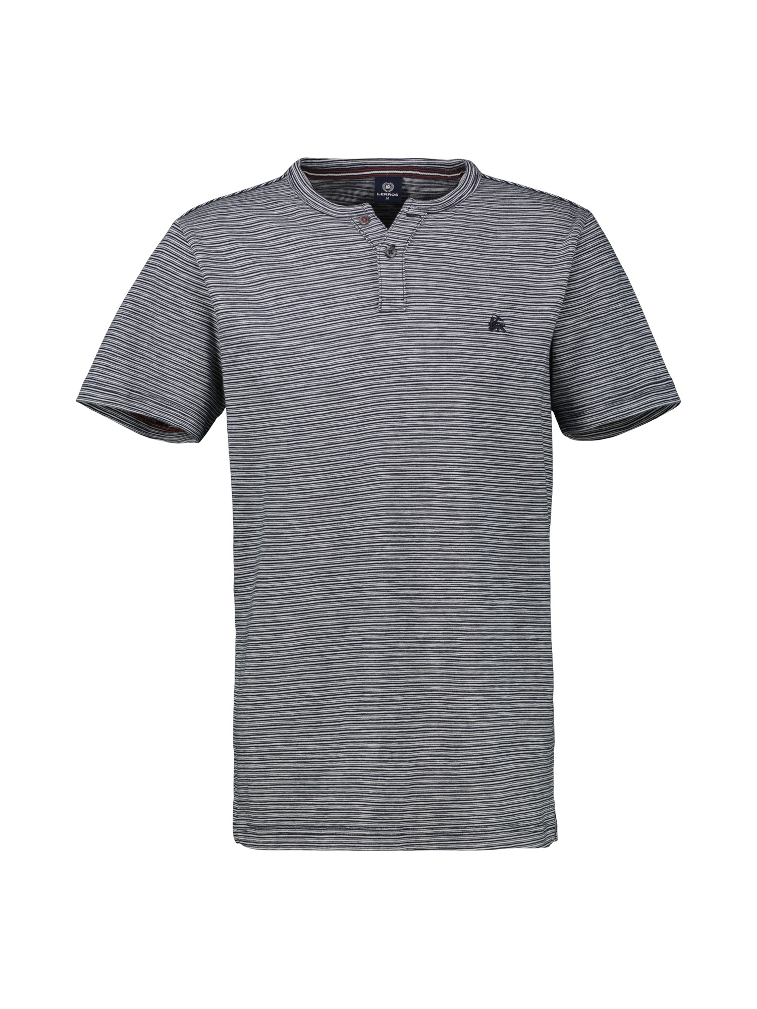 LERROS Henleyshirt »LERROS Gestreiftes Serafinoshirt, gestrickt«