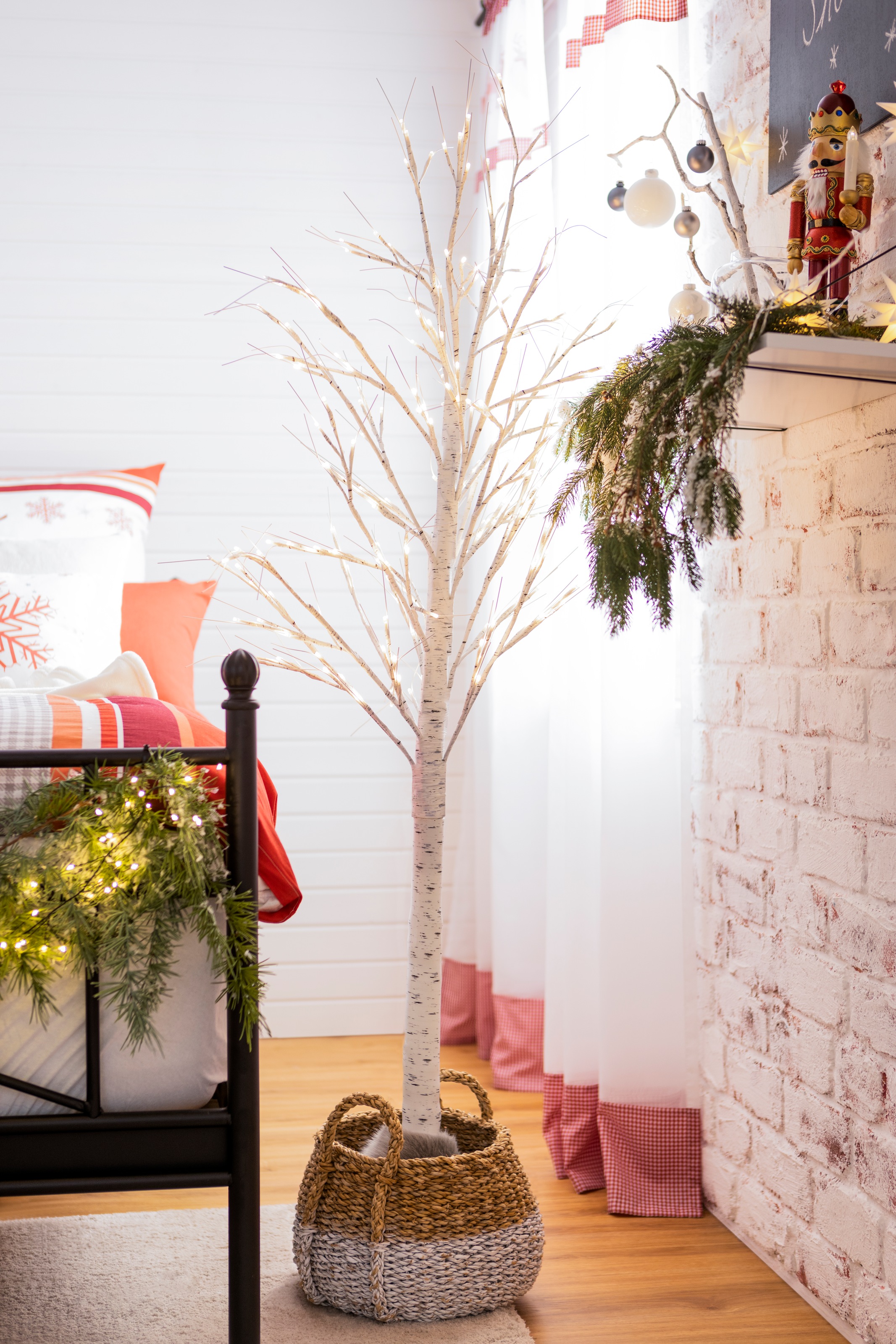 flammig-flammig, kaufen | XXL Weihnachtsdeko zahlreichen LEDs, online aussen 156 LED mit Baum 3 »Birkenbaum«, Garantie mit BONETTI Jahren