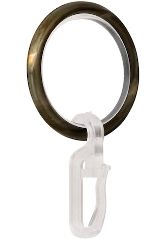 GARESA Gardinenring »Ring mit Haken«, (10 St.), für Durchmesser 16 mm, einfache Montage kaufen