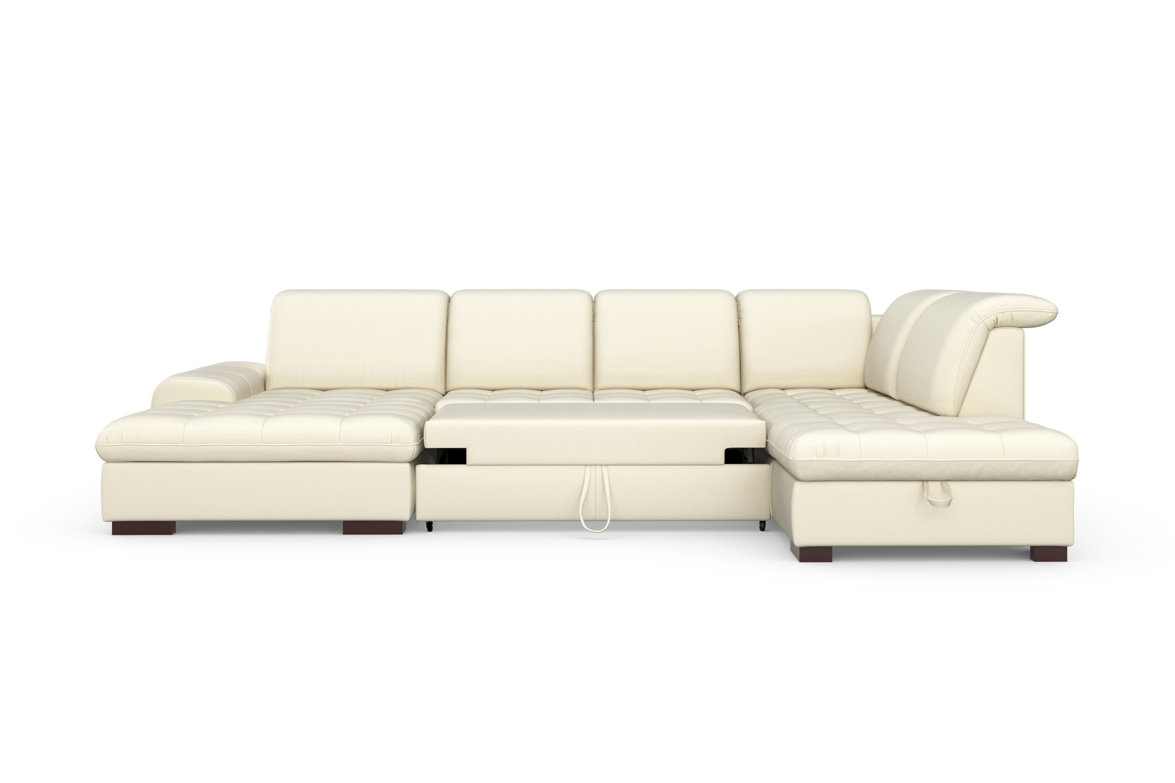 sit&more Wohnlandschaft »Luxor U-Form«, wahlweise mit Bettfunktion, Bettkasten und Kopfteilverstellung