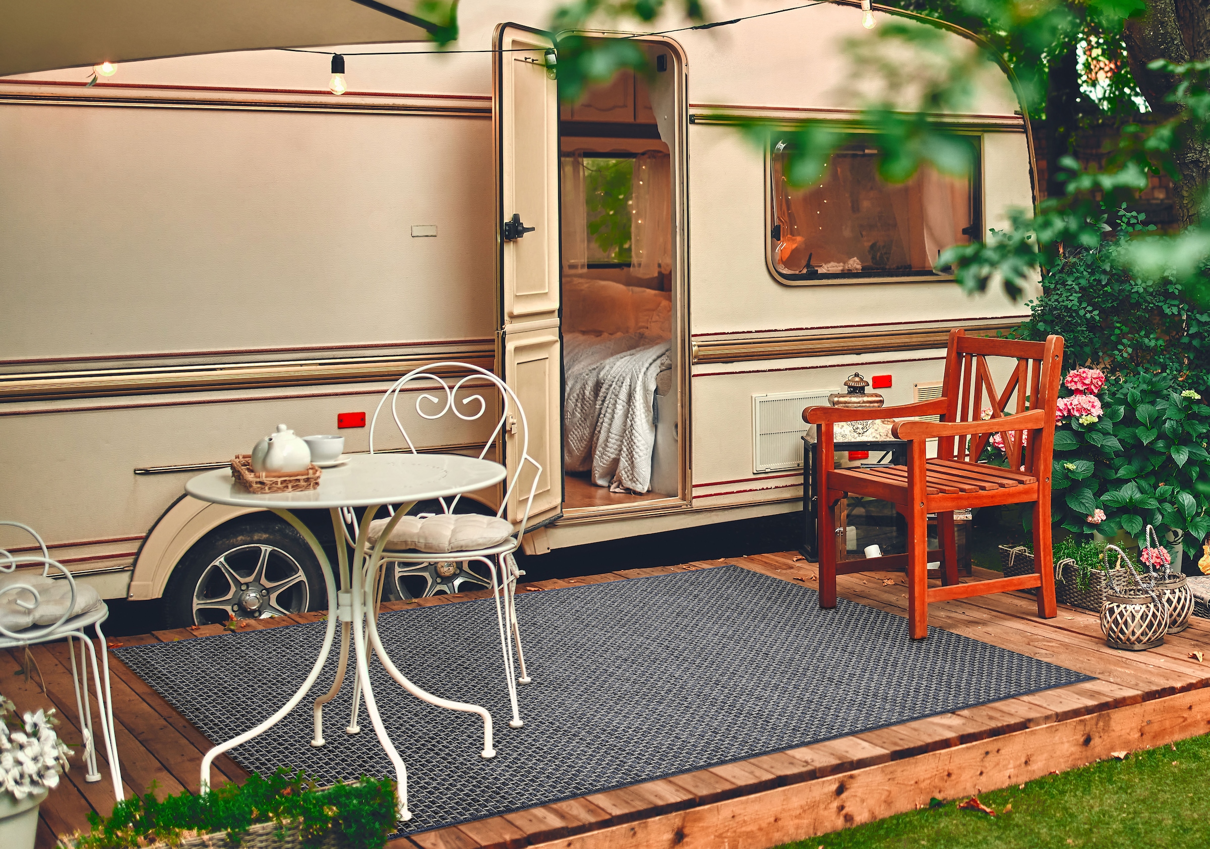 Andiamo Teppich »Outdoor Lagerräumung«, rechteckig, Sonderposten, moderne Designs, verschiedene Qualitäten & Höhen