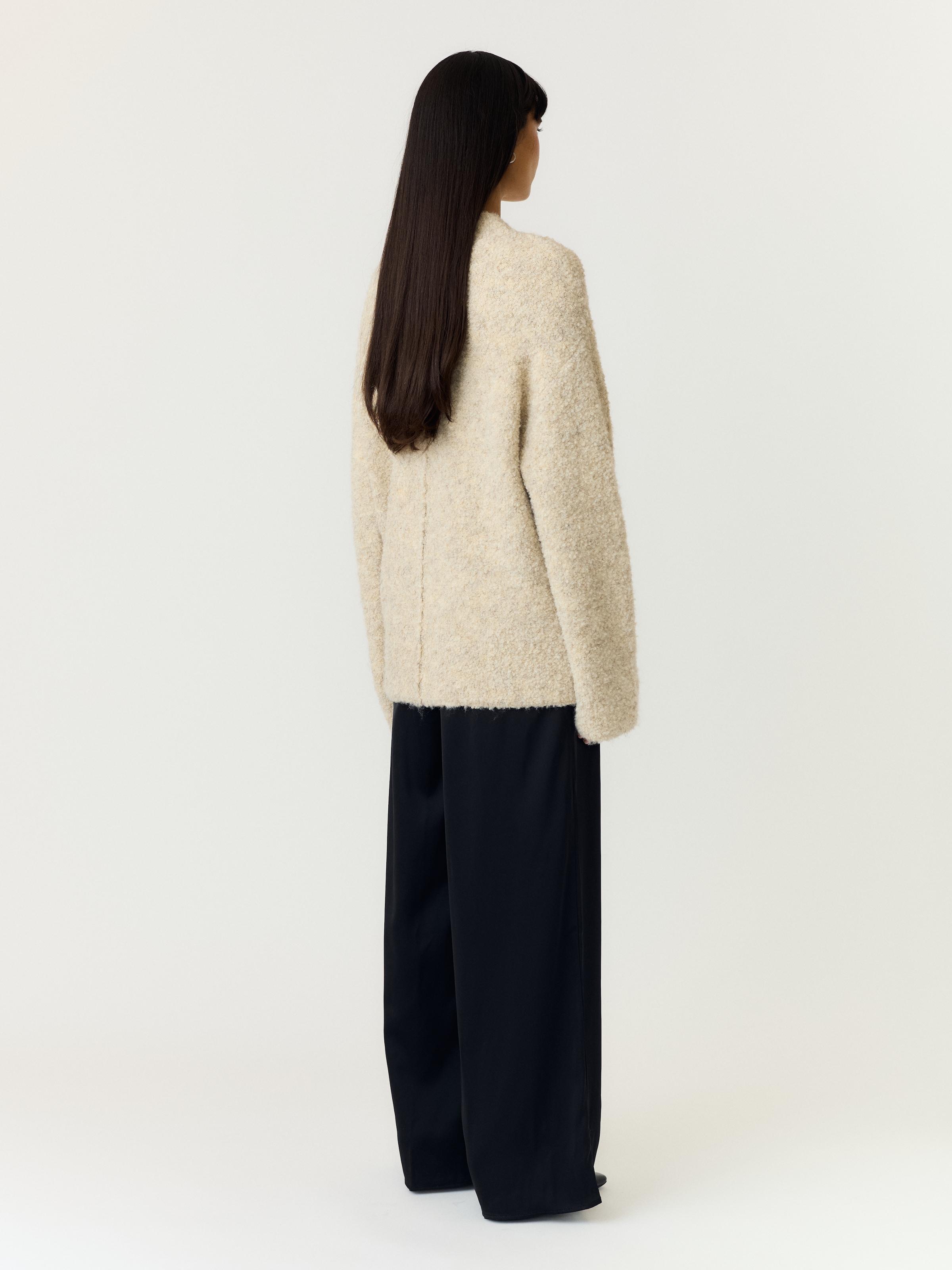 Y.A.S Stehkragenpullover »YASPLIRA LS HIGH NECK PULLOVER NOOS« Materialmix mit Wolle
