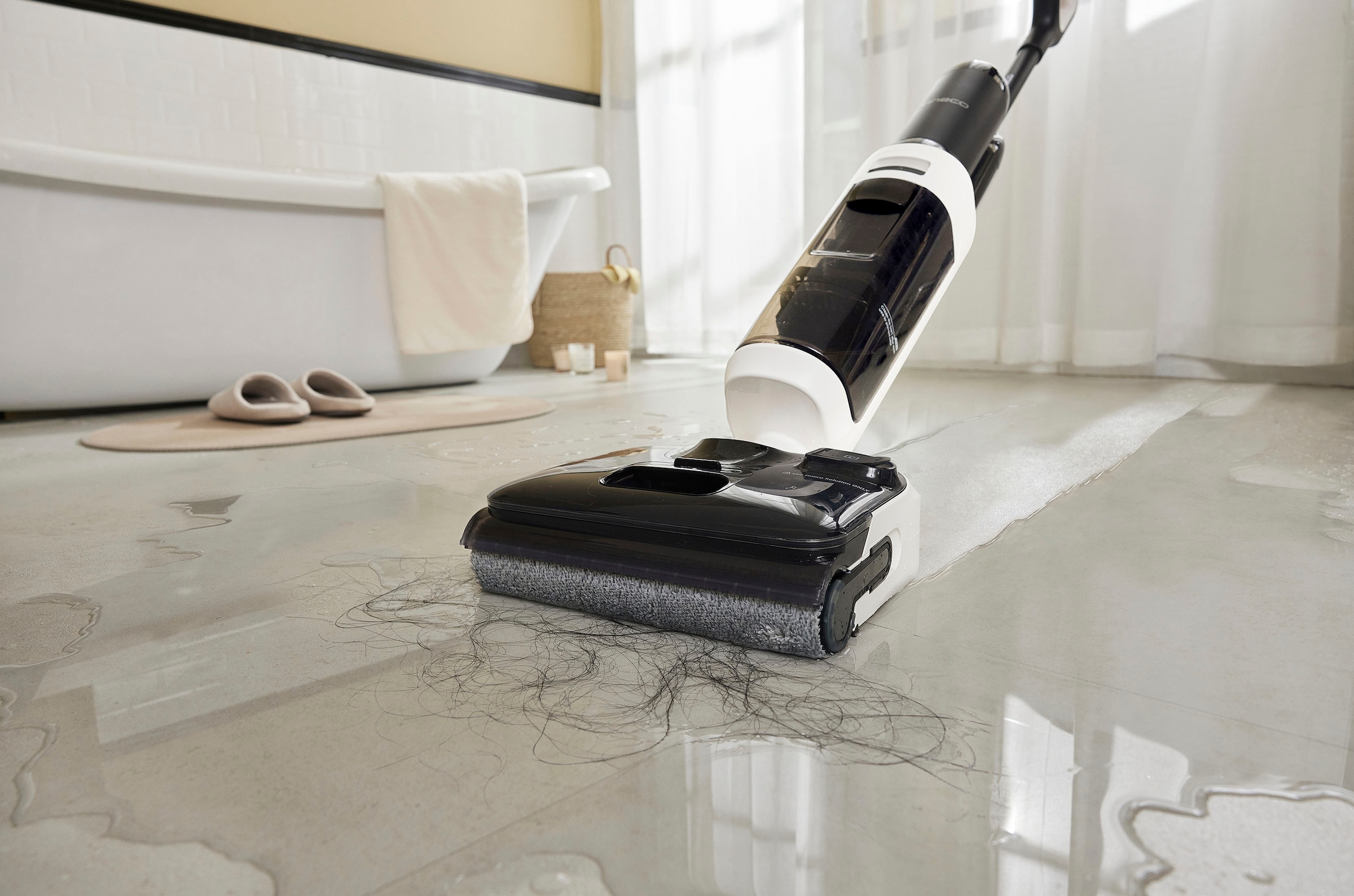 Tineco Nass-Trocken-Sauger »Floor One Switch S6 Stretch Plus mit 85°Grad Heißluft-Trocknung«, für Tierhaare & Allergiker, Selbstreinigung, Teppich & Hartboden