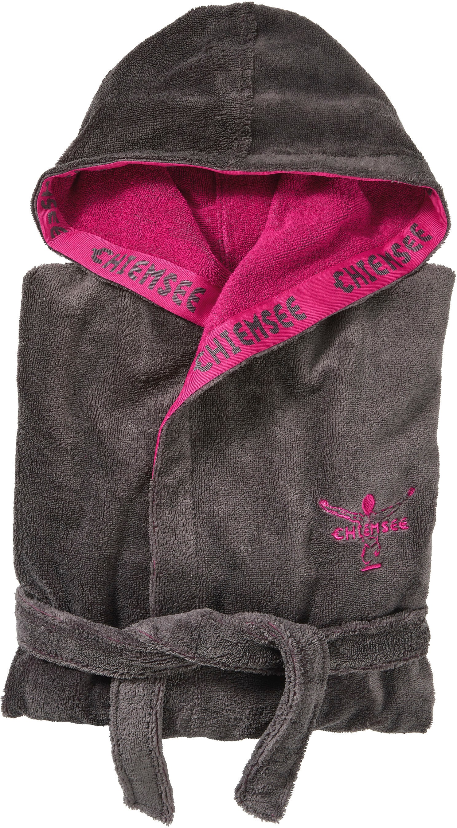 Chiemsee Damenbademantel »Nazare, ideal für Sauna & Spa, Hotelbademantel, Morgenmantel«, (1 St.), aus kuschelweichem Velours und saugstarkem Frottier