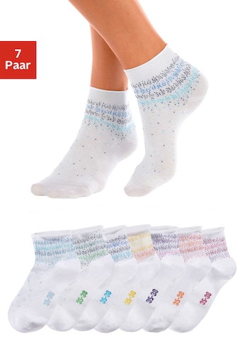 Kurzsocken, (Set, 7 Paar)