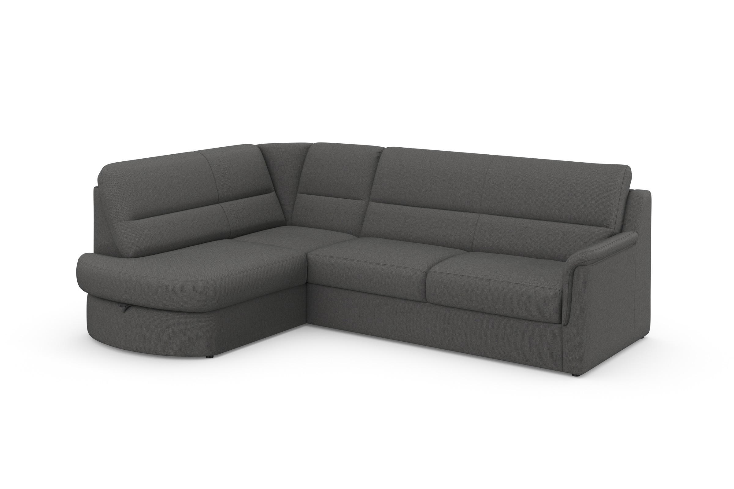 sit&more Ecksofa »Panini L-Form«, wahlweise mit Bettfunktion und Bettkasten