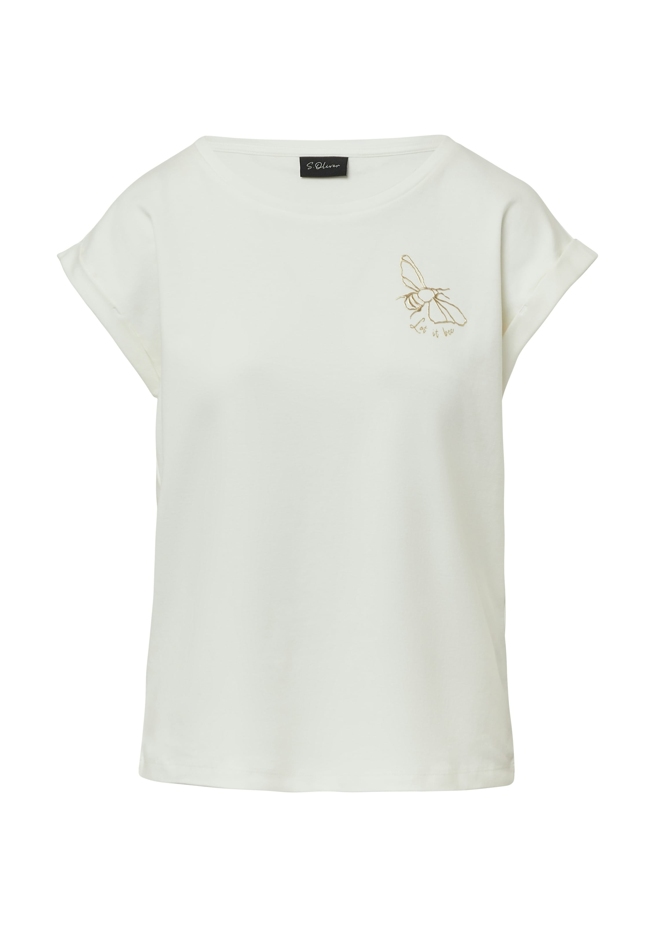 s.Oliver BLACK LABEL T-Shirt mit Motiv Print