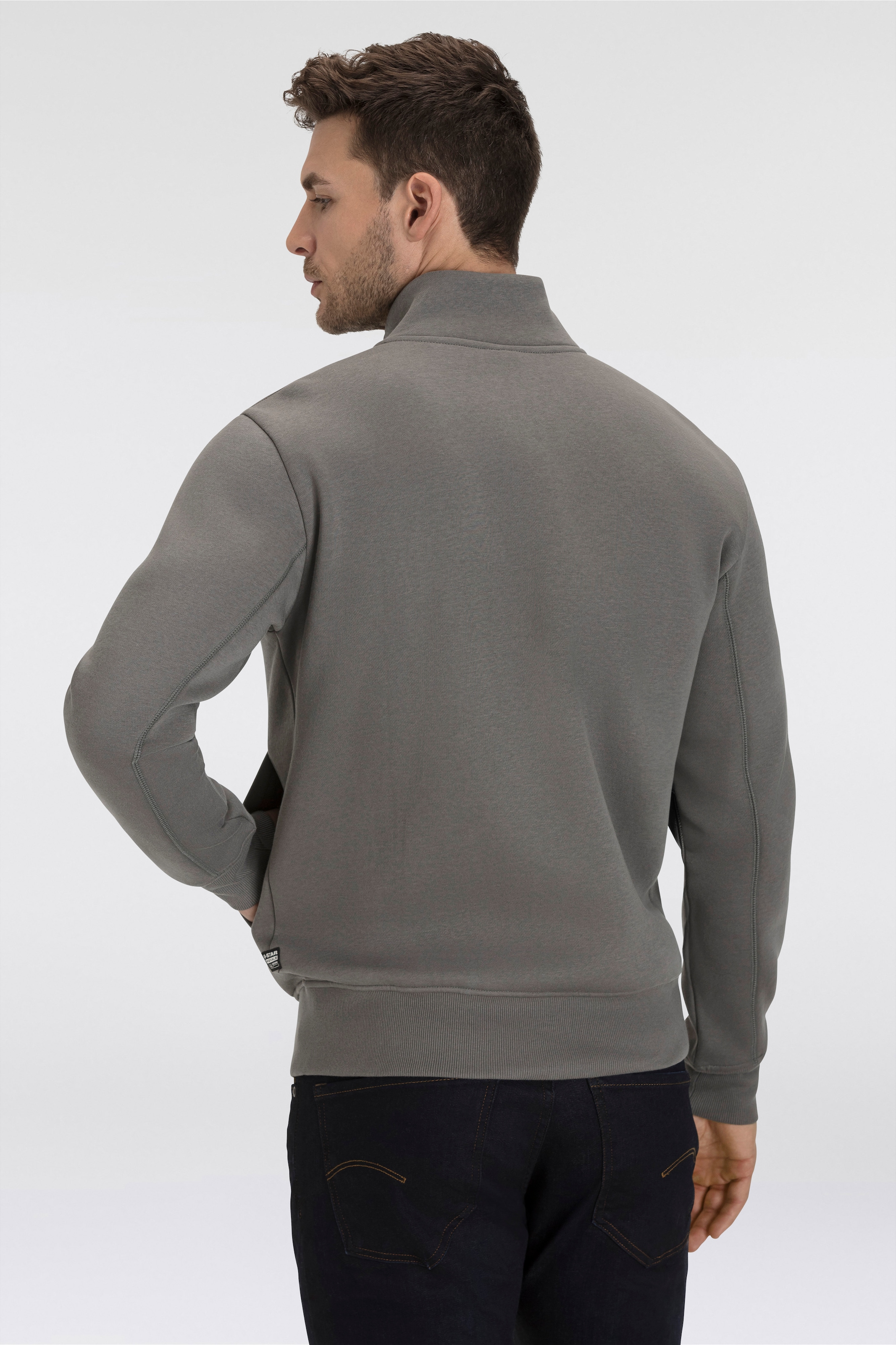 G-STAR Sweatjacke, mit Logostickerei auf der Brust