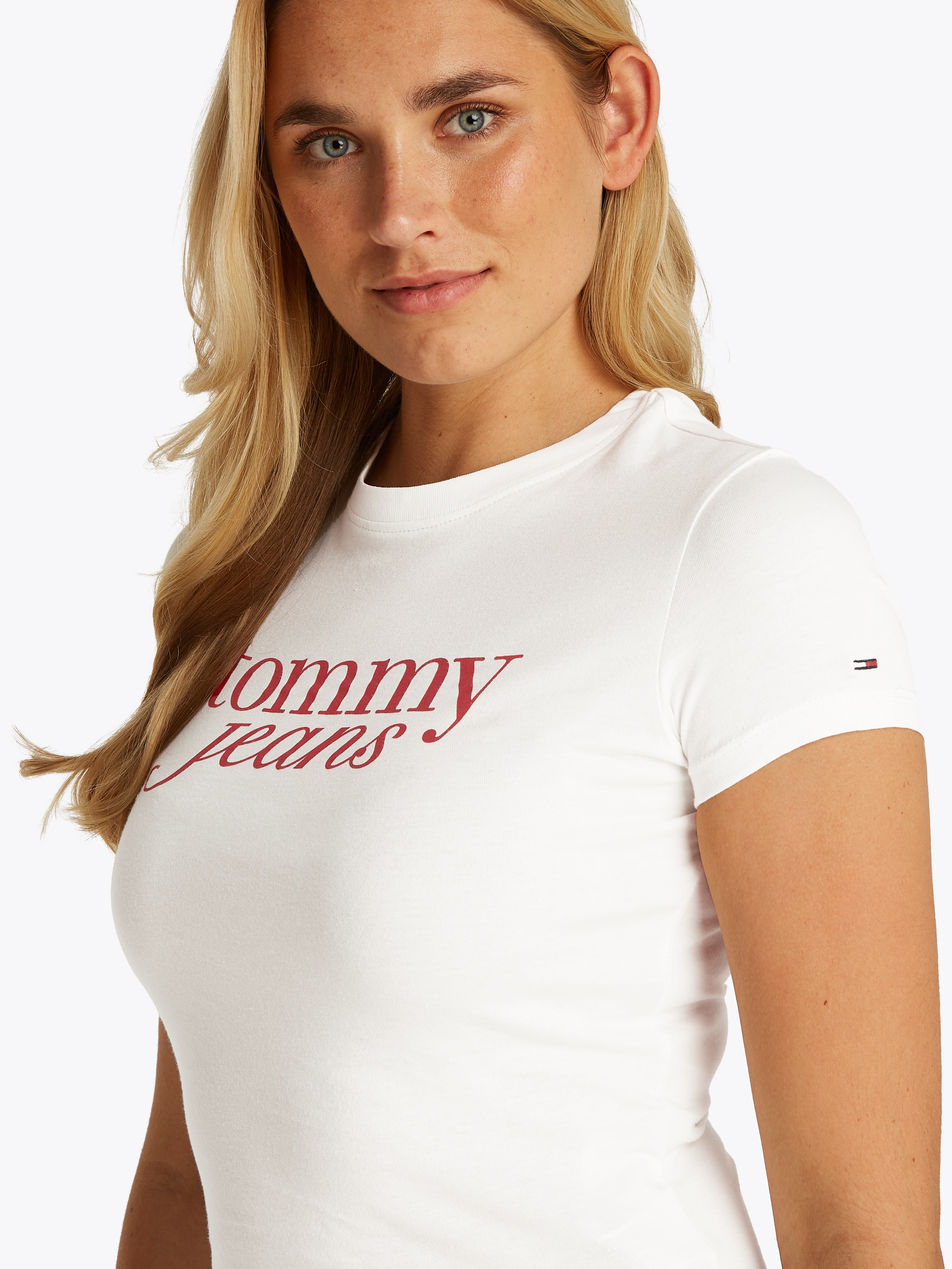 Tommy Jeans T-Shirt »TJW 2PACK ESSENTIAL LOGO TEE«, (Packung, 2 tlg.), mit Logodruck