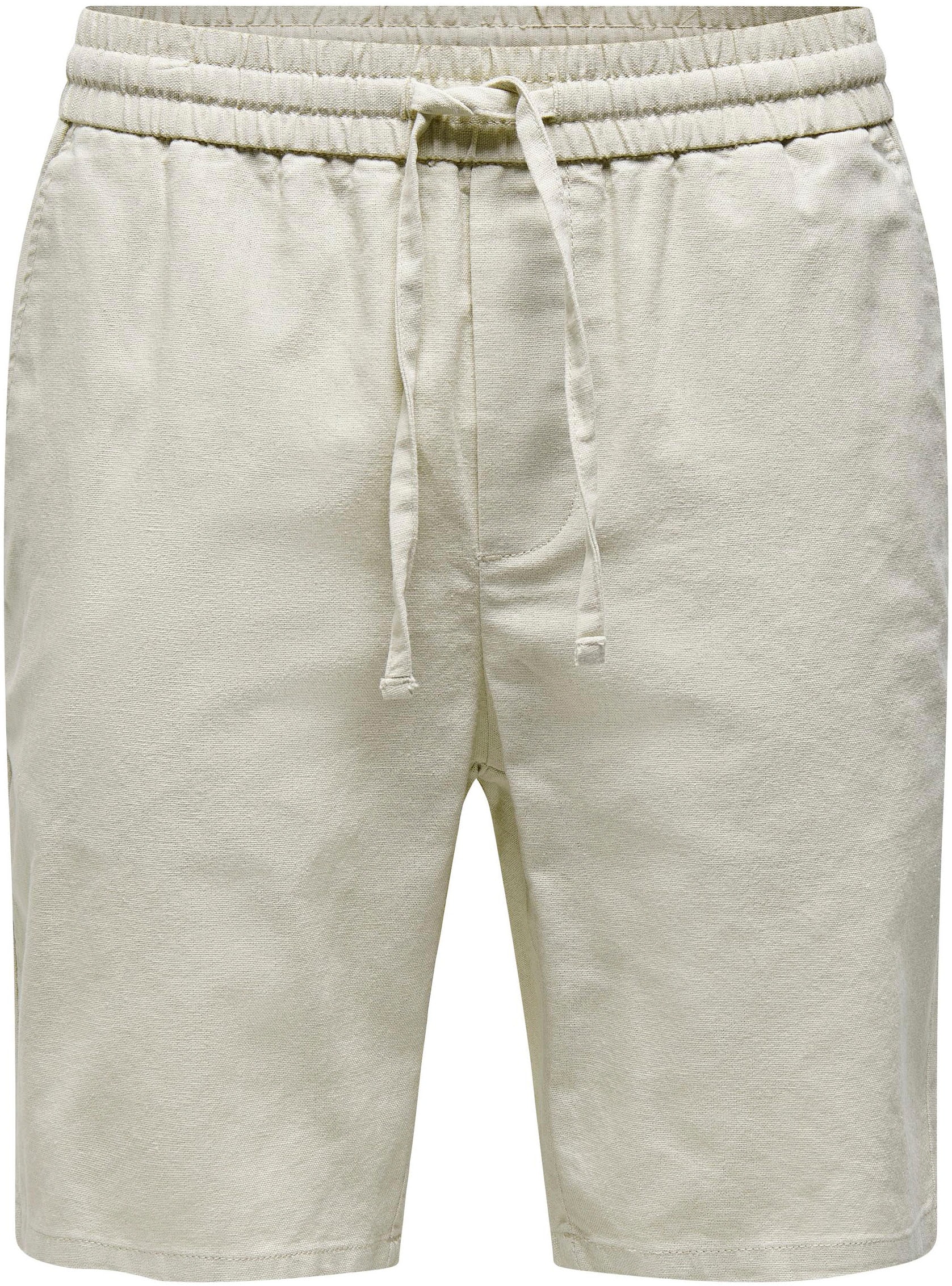ONLY & SONS Shorts »ONSLINUS 0007 COT LIN SHORTS NOOS«
