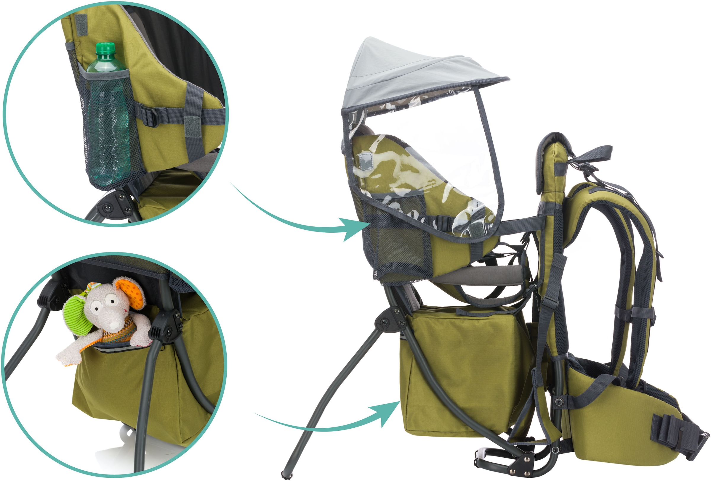 Fillikid Rückentrage »Elite« bis 20 kg