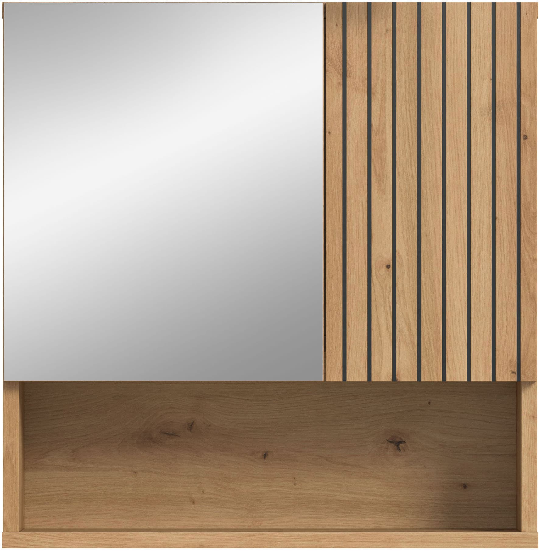 welltime Spiegelschrank »MANI, Spiegeltür, 1 offenes Fach, 2 Türen« Spiegelschrank, Bad-Spiegel, Badezimmerspiegel, Spiegel, Bad