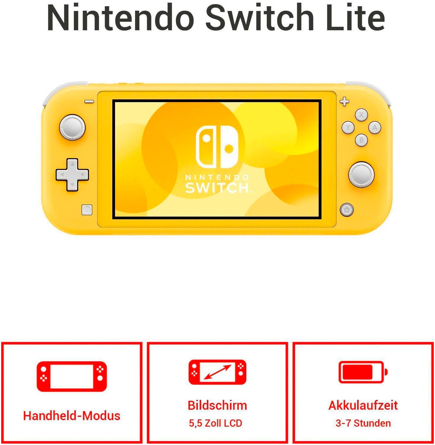 Nintendo Switch Spielekonsole »Lite + kostenloses Spiel "Fashion Dreamer"«
