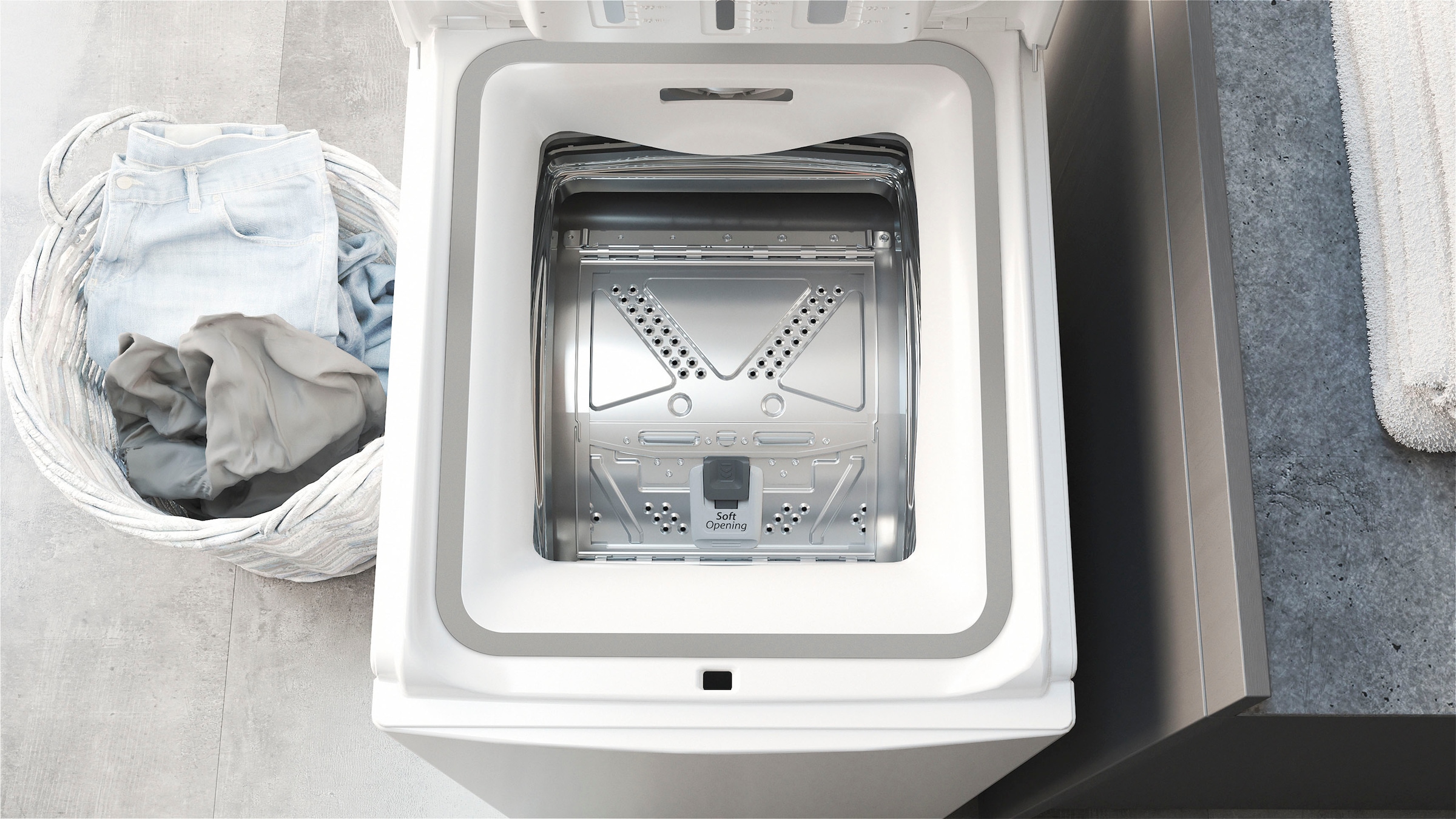 BAUKNECHT Waschmaschine Toplader »WMT Eco Smart 6513 Z C«, WMT Eco Smart  6513 Z C, 6,5 kg, 1200 U/min mit 3 Jahren XXL Garantie