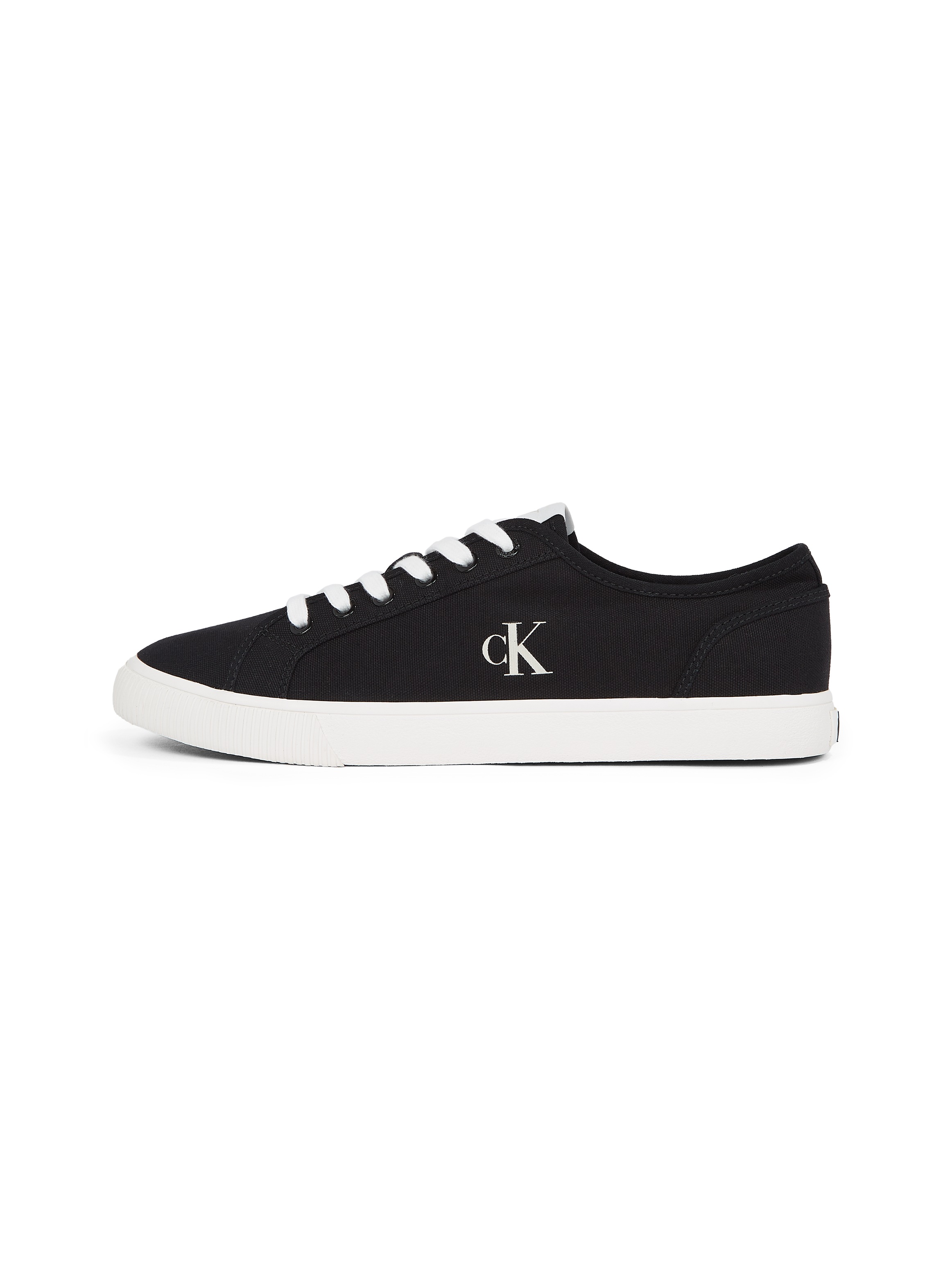 Calvin Klein Jeans Sneaker »ESS VULC LOW MG CANVAS«  Schnürschuh, Halbschuh, Freizeitschuh in klassischer Optik