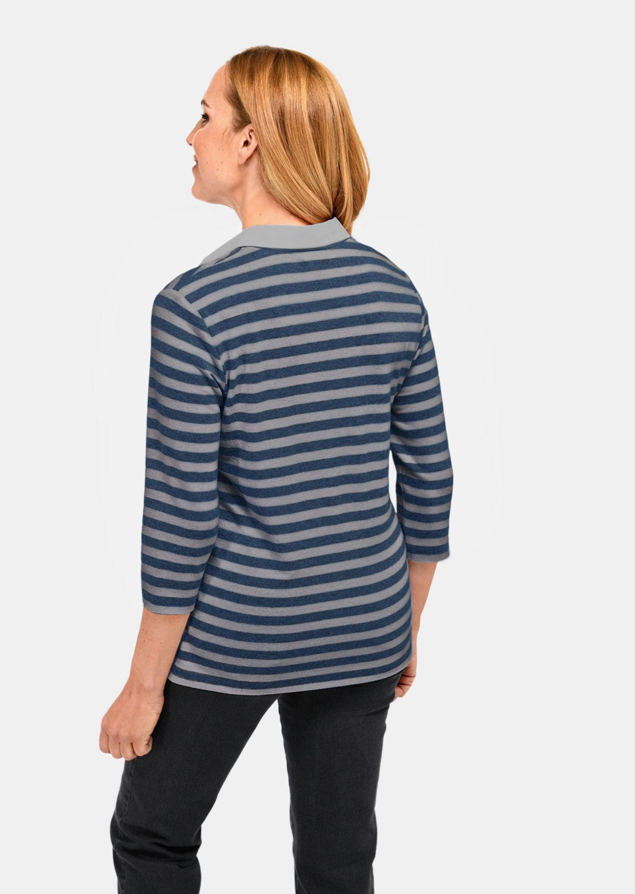 GOLDNER Poloshirt »Poloshirt Hochwertiges Langarmshirt mit Polokragen«