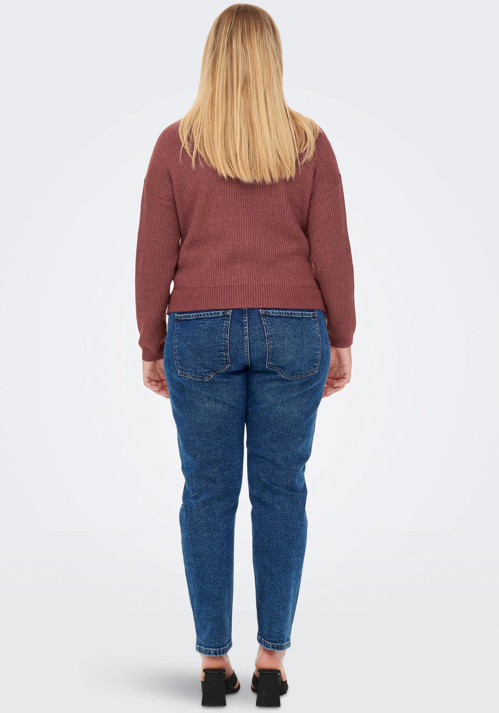 ONLY CARMAKOMA Cardigan »CARESLY« mit V-Ausschnitt