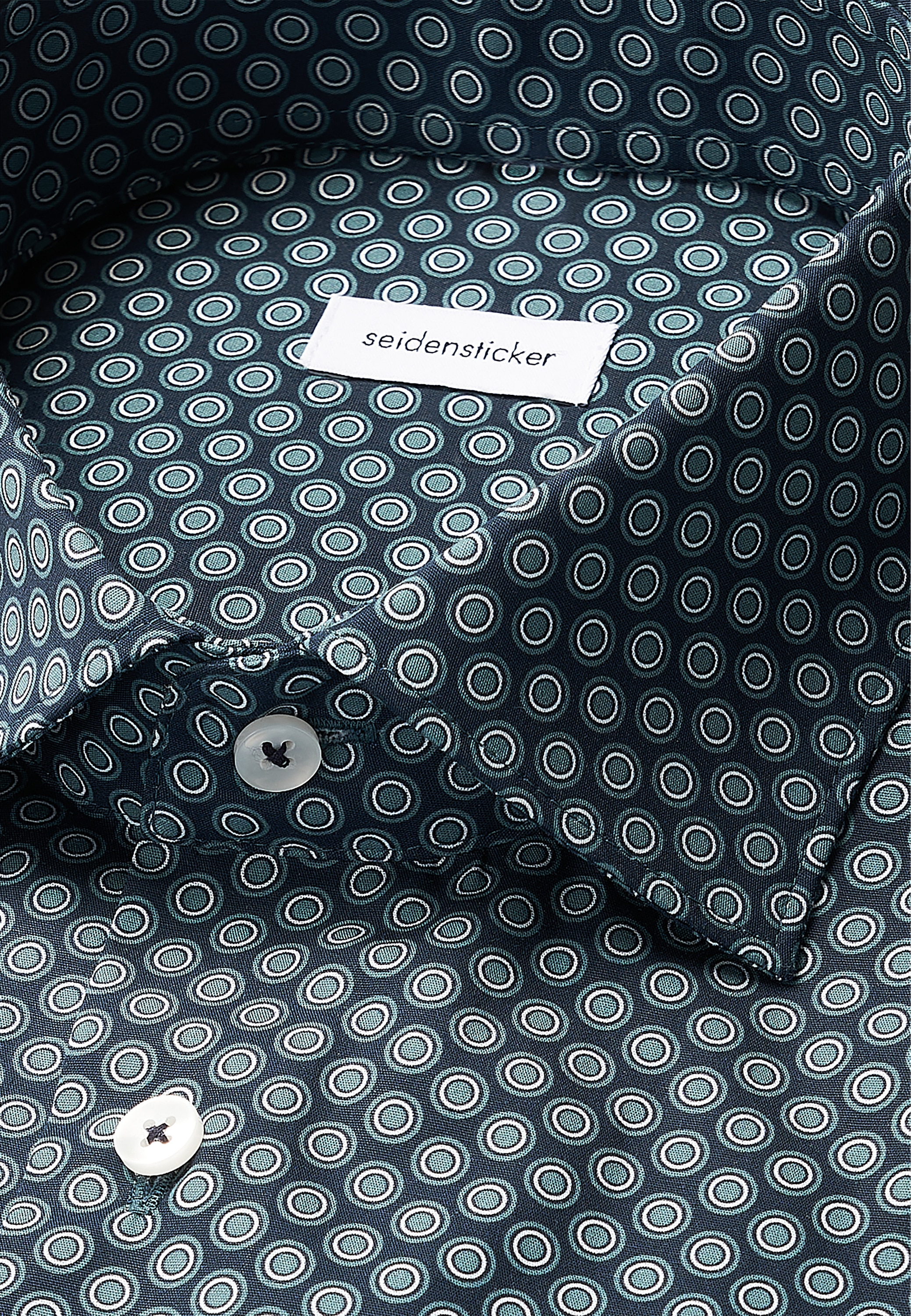 seidensticker Businesshemd »Schwarze Rose«, Comfort 1/1 Kentkragen Druck